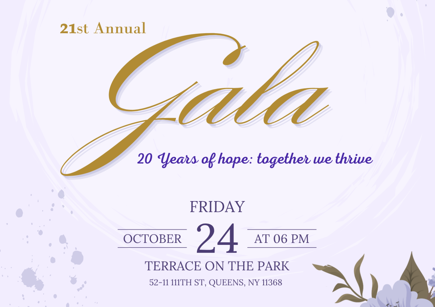 Campaign cover image for ✨ Garden of Hope 21st Annual Gala