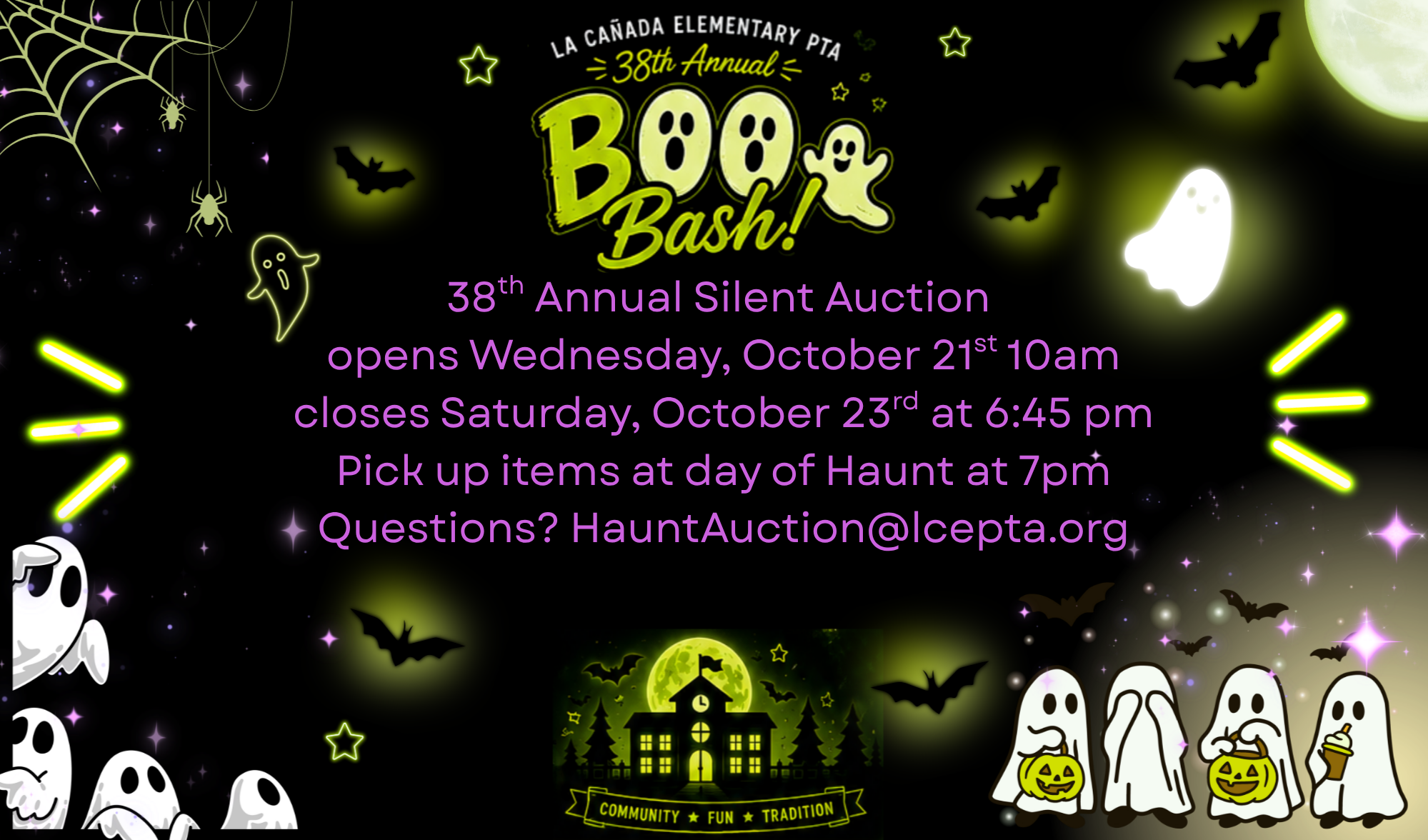 Campaign cover image for 2026 Boo Bash Silent Auction