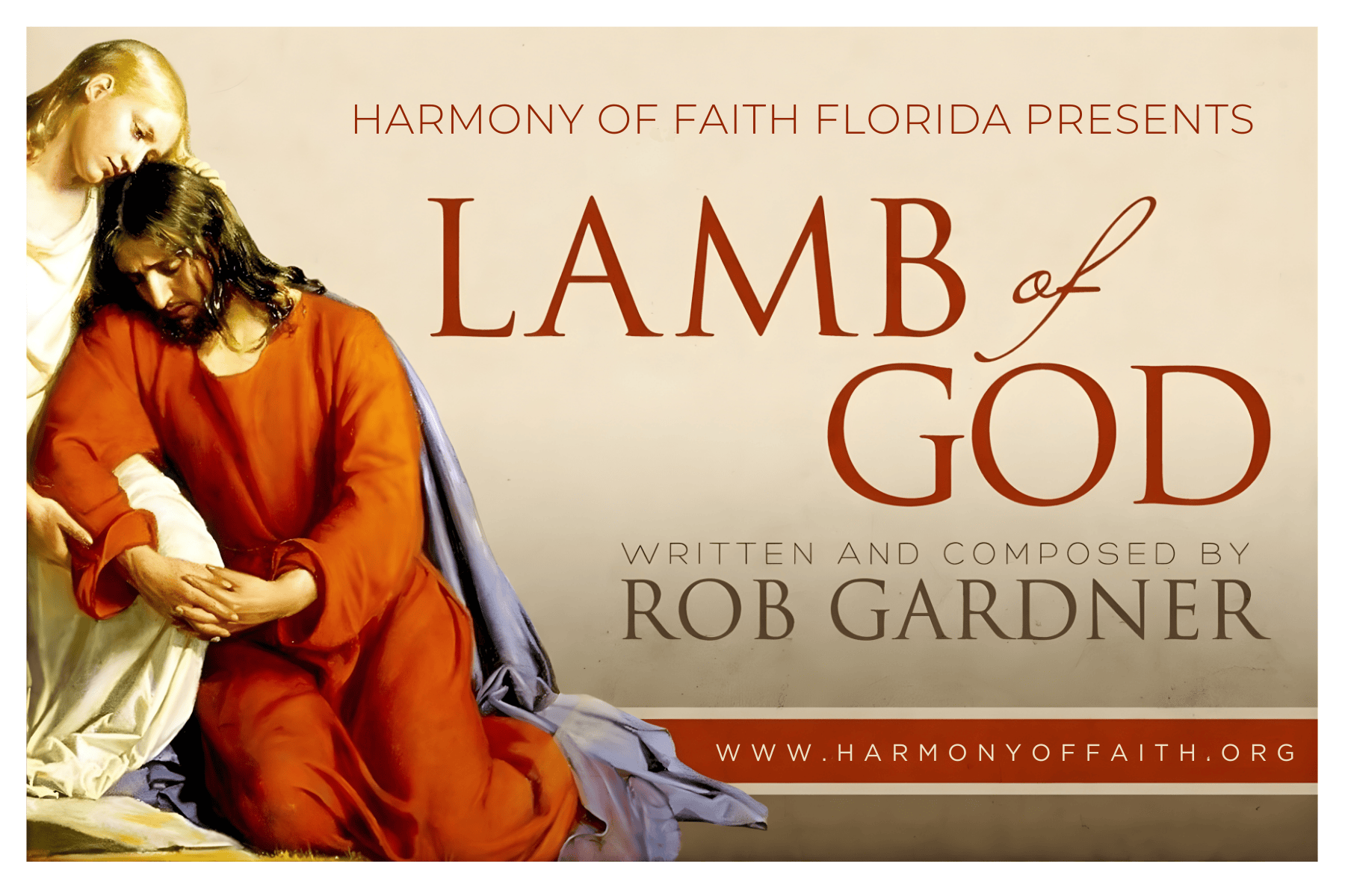 Campaign cover image for "Lamb of God" - A Free Easter Concert - Tampa - March 28-29