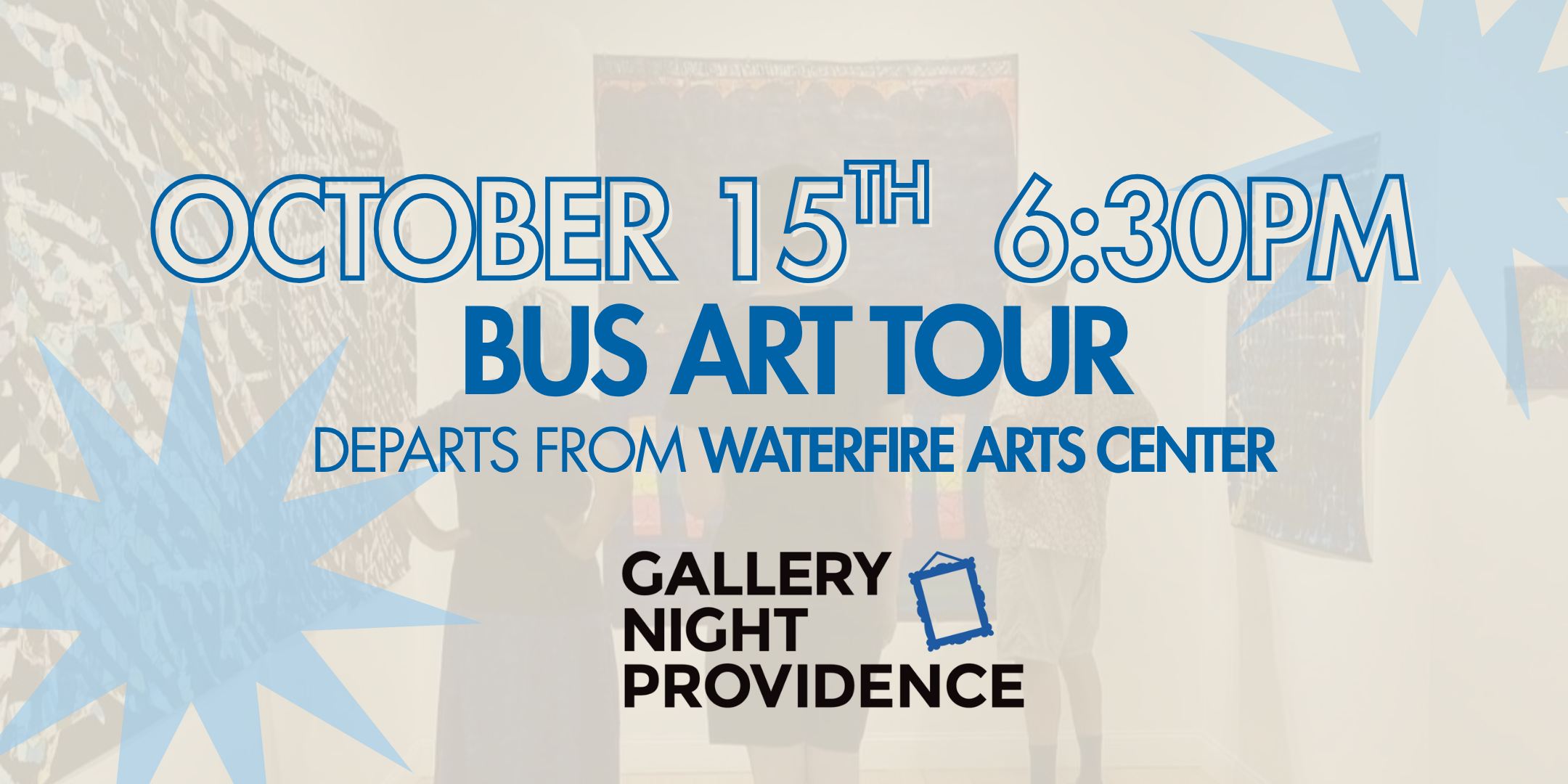 Campaign cover image for Gallery Night 2026 - October 15 6:30PM Bus Tour