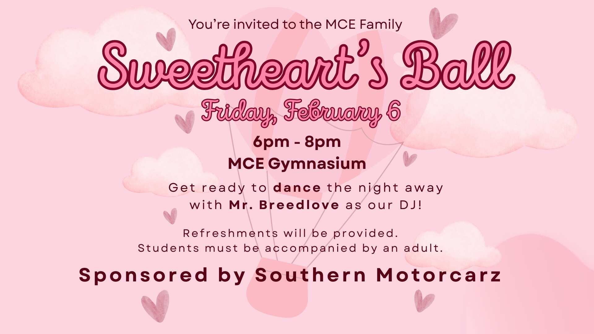 Campaign cover image for MCE Family Sweetheart's Ball 2026