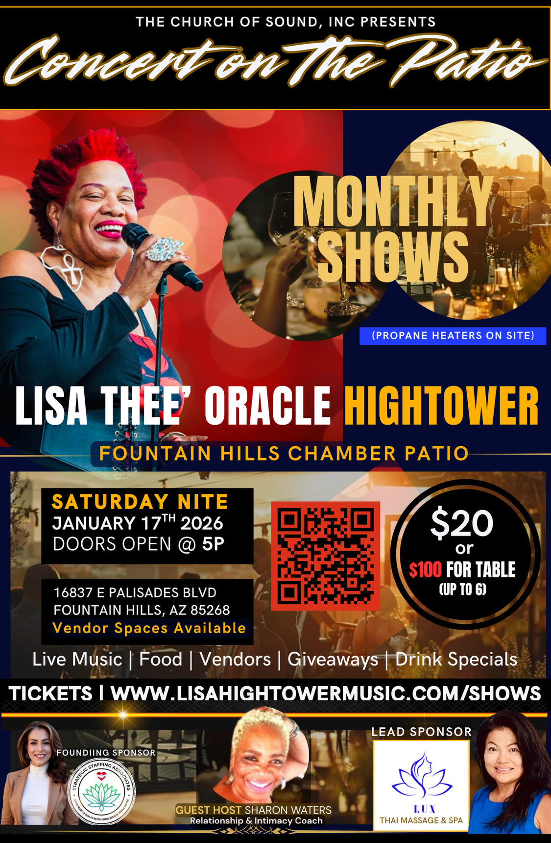 Campaign cover image for CONCERT ON THE PATIO - 1/17/26