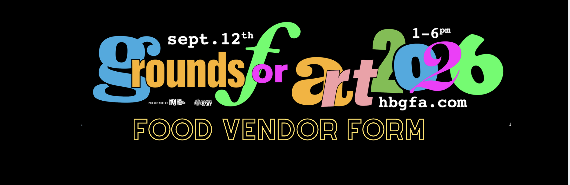 Campaign cover for GFA Food Vendor Payment Form