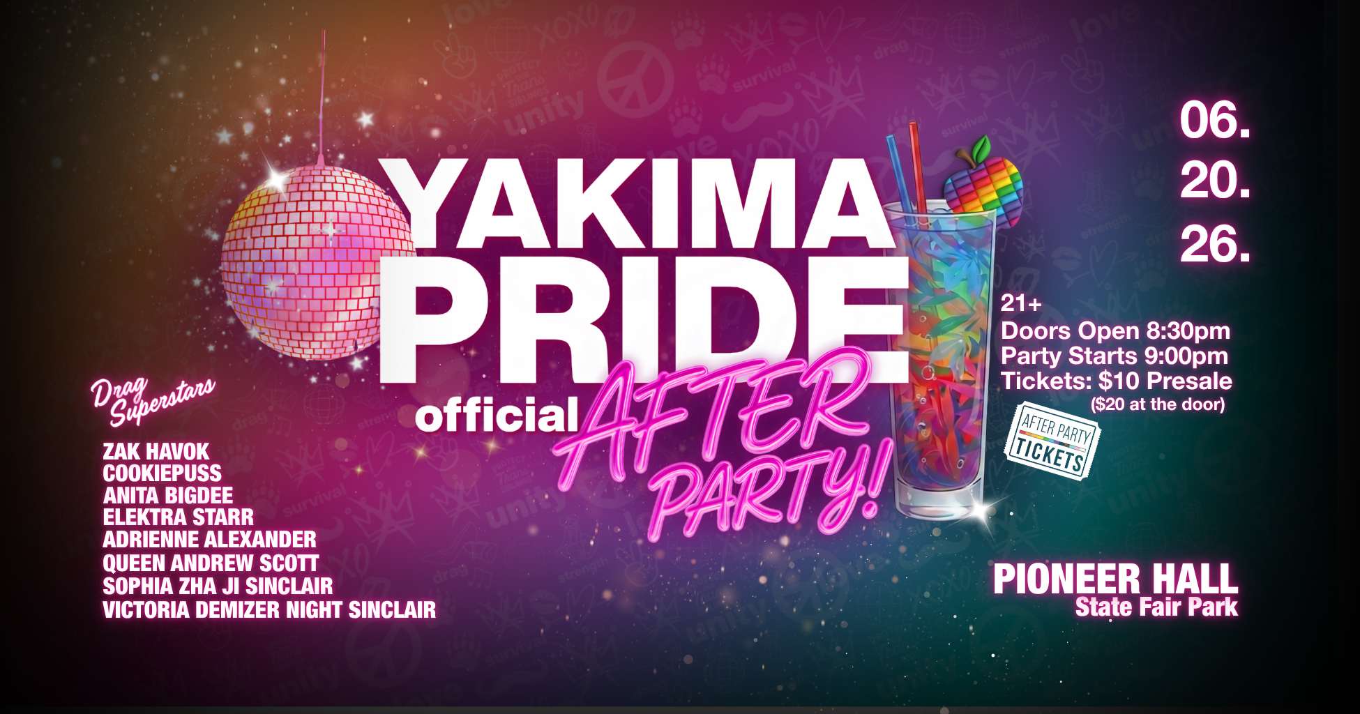 Campaign cover image for Yakima Pride Official After Party!