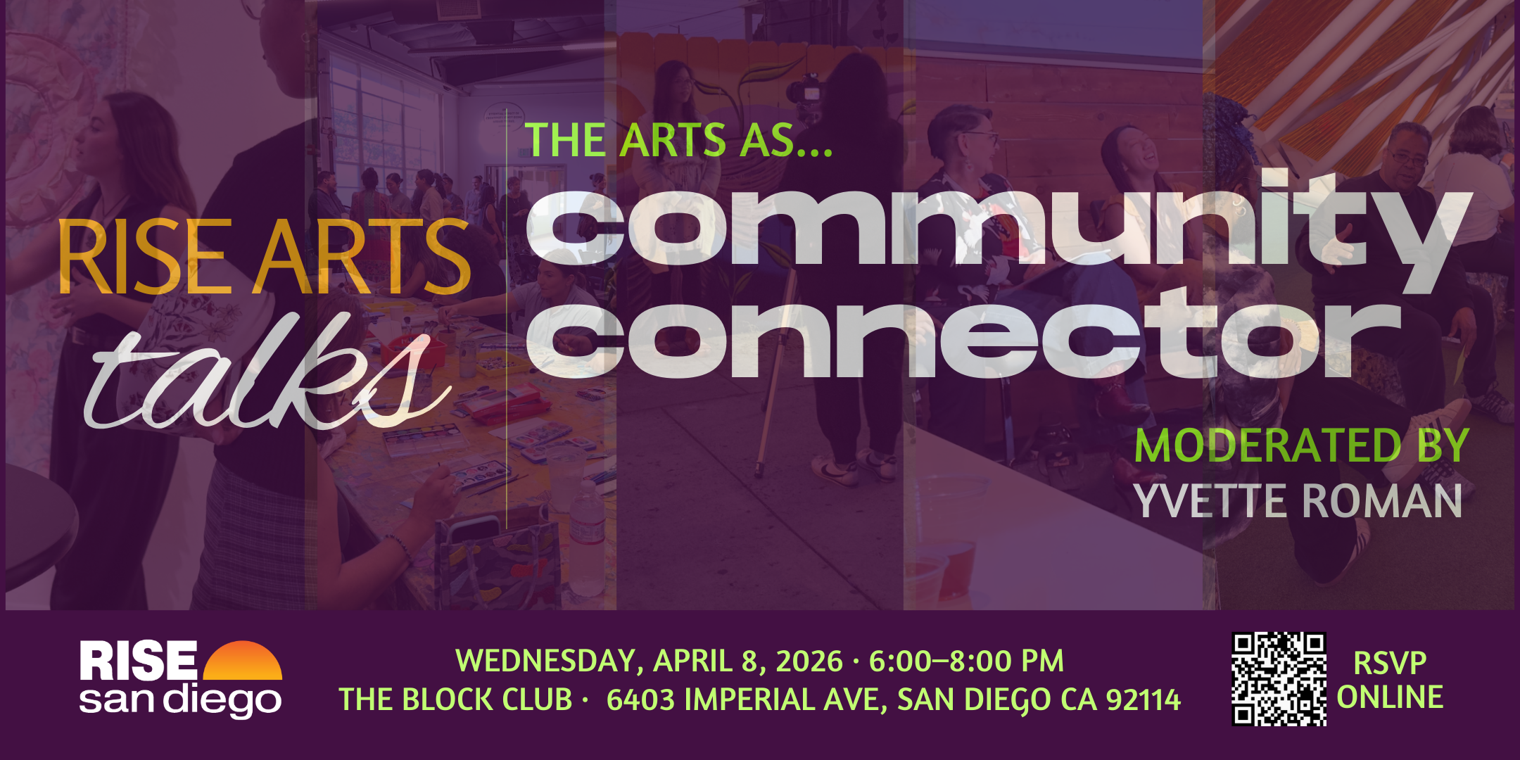 Campaign cover image for RISE Arts Talks—The Arts As... Community Connector