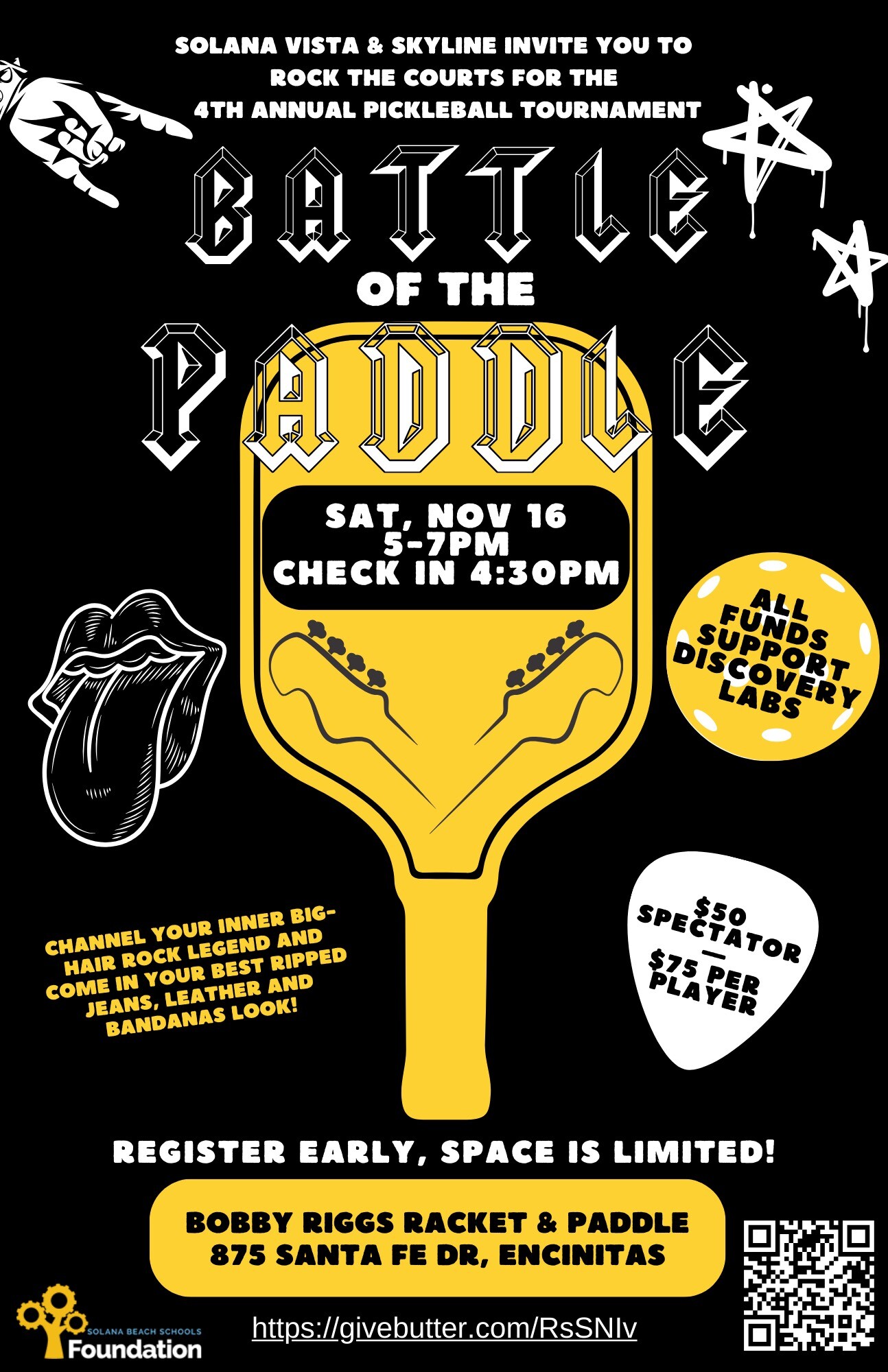 Campaign cover image for 🎸🏓 Battle of the Paddle!  🏓 🎸