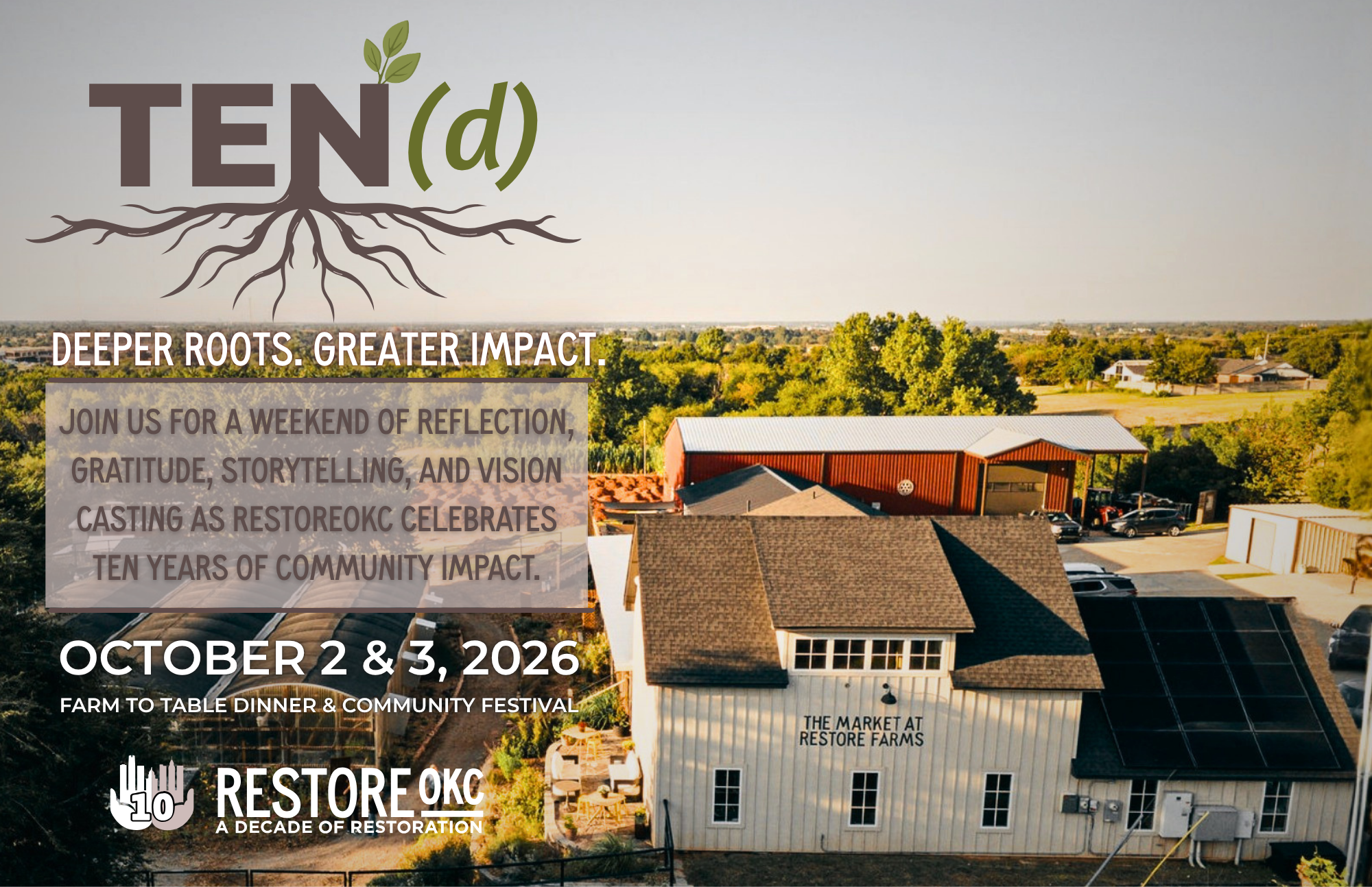 Campaign cover image for TEN (d) - Community Festival at Restore Farms