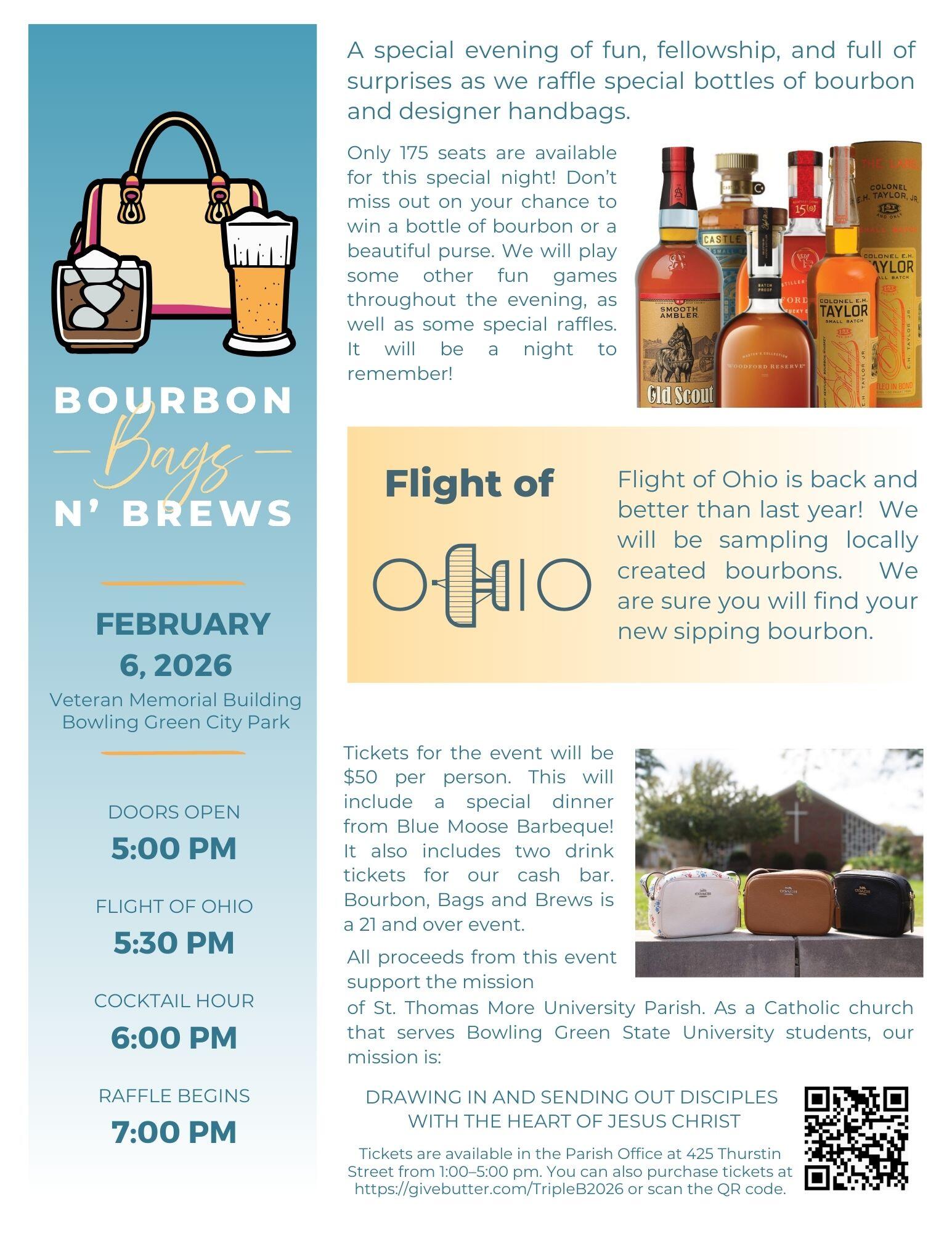Bourbon Bags and Brews 2026 | St. Thomas More University Parish
