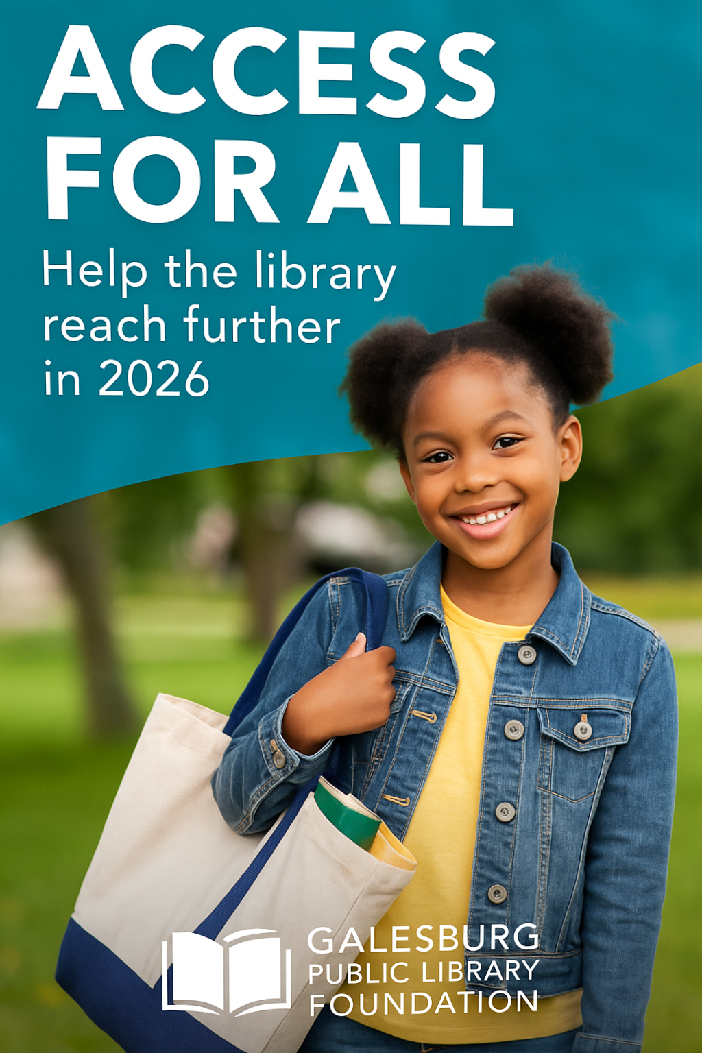 Campaign cover image for Access for All: Help the Library Reach Further in 2026