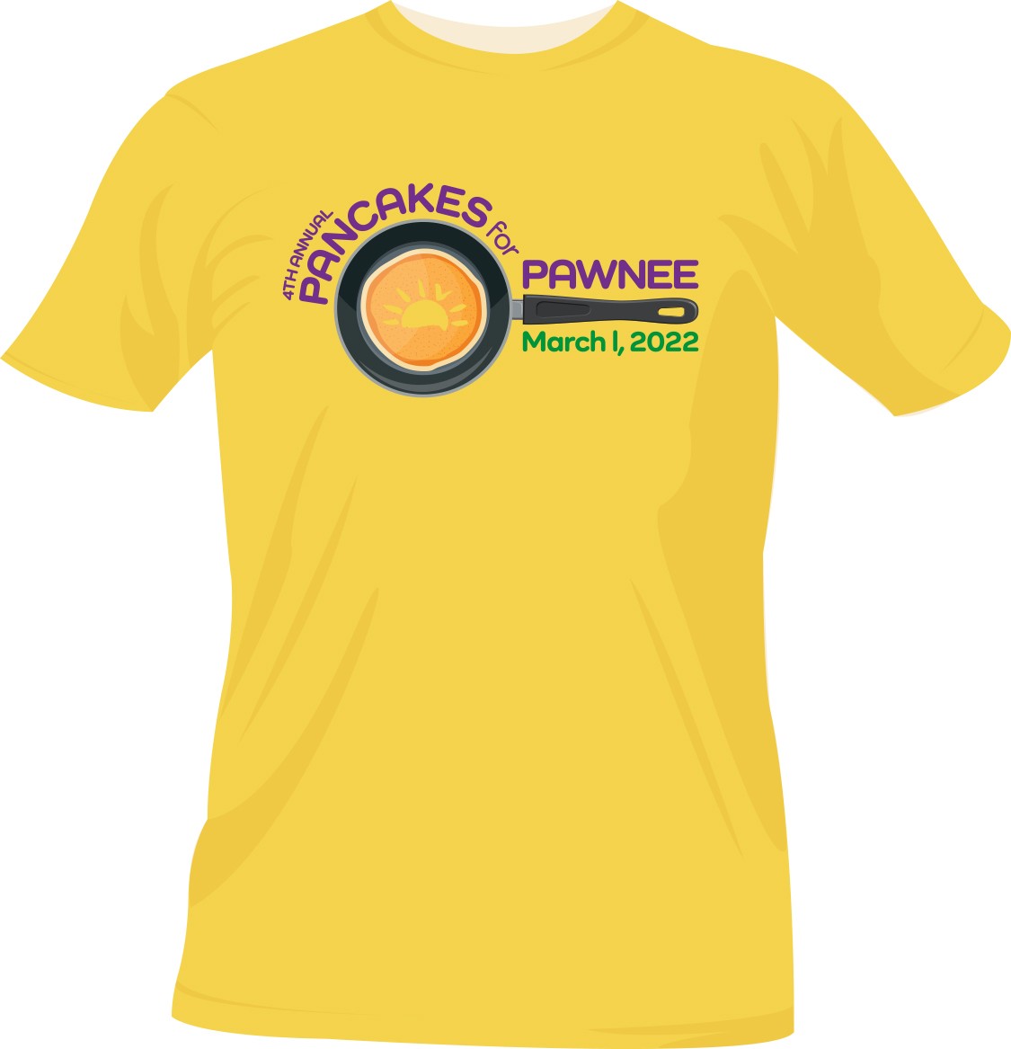 Campaign cover image for Pancakes for Pawnee T-Shirt