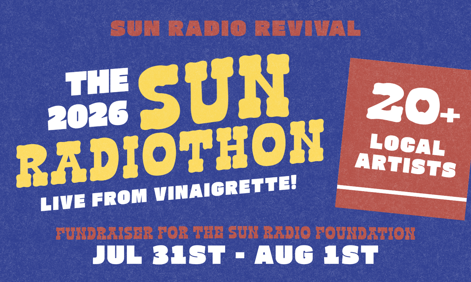 Campaign cover image for Sun Radio Revival: 2026 Radiothon
