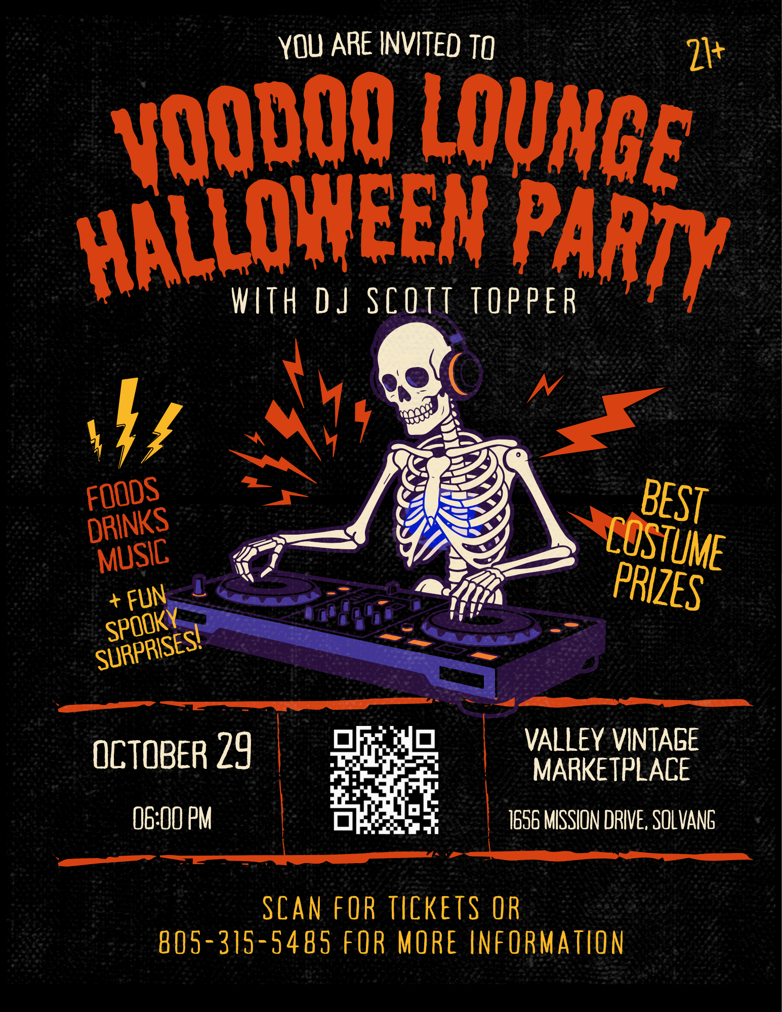 Campaign cover image for Voodoo Lounge Halloween Costume Dance Party