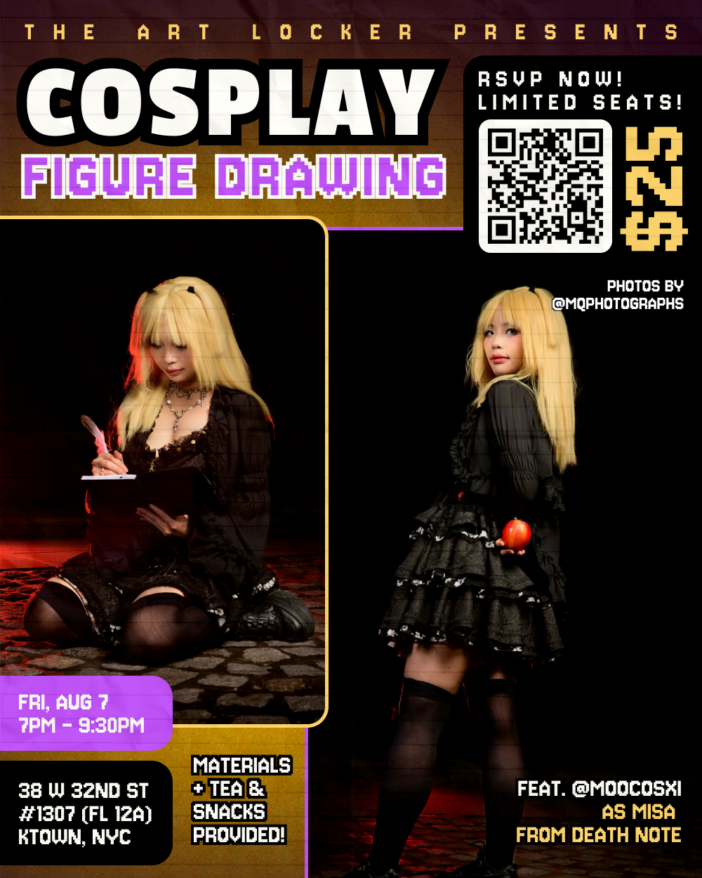 Campaign cover image for Cosplay Figure Drawing 8/7