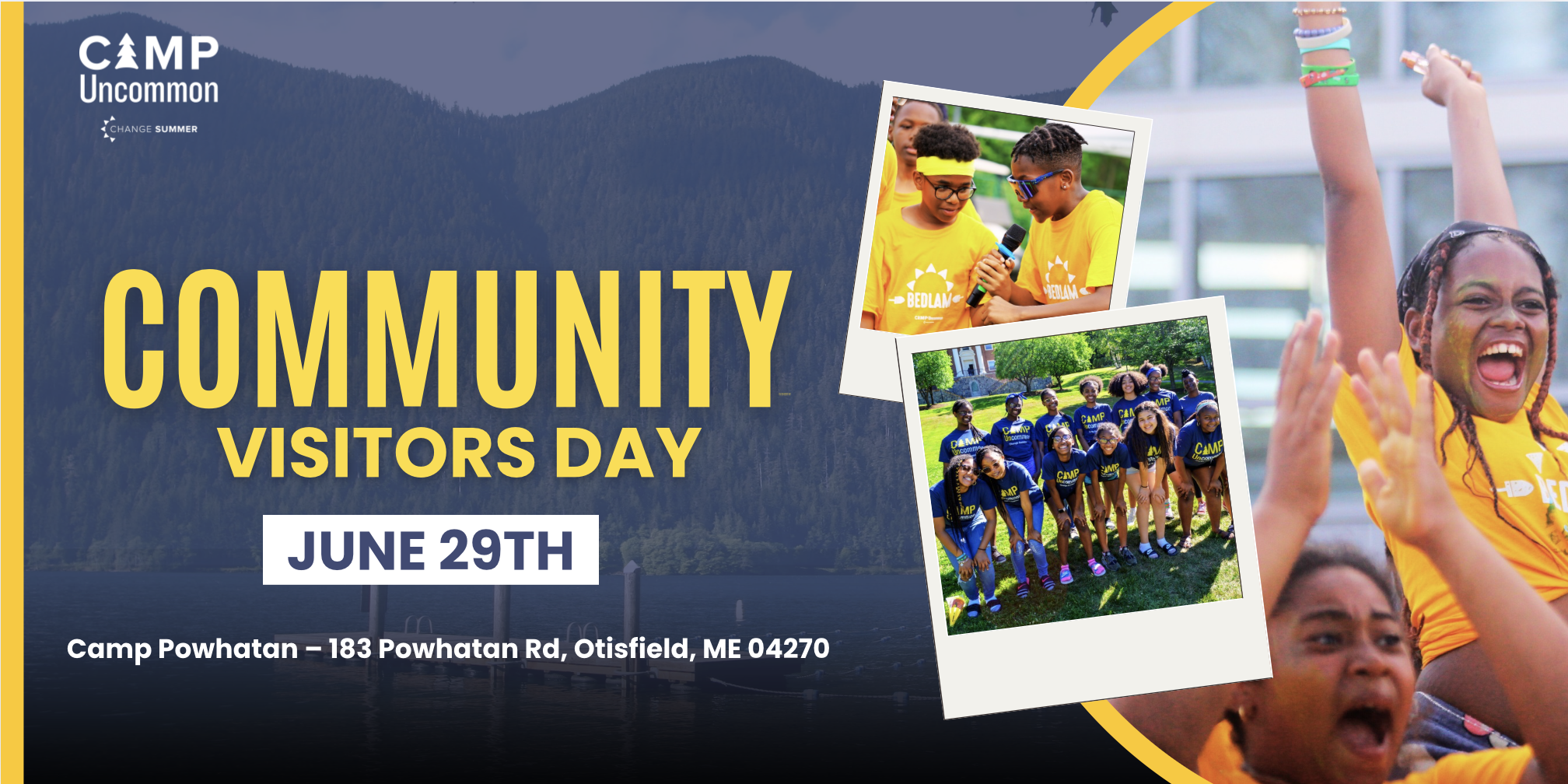 Campaign cover image for Community Visitor's Day at Camp Uncommon