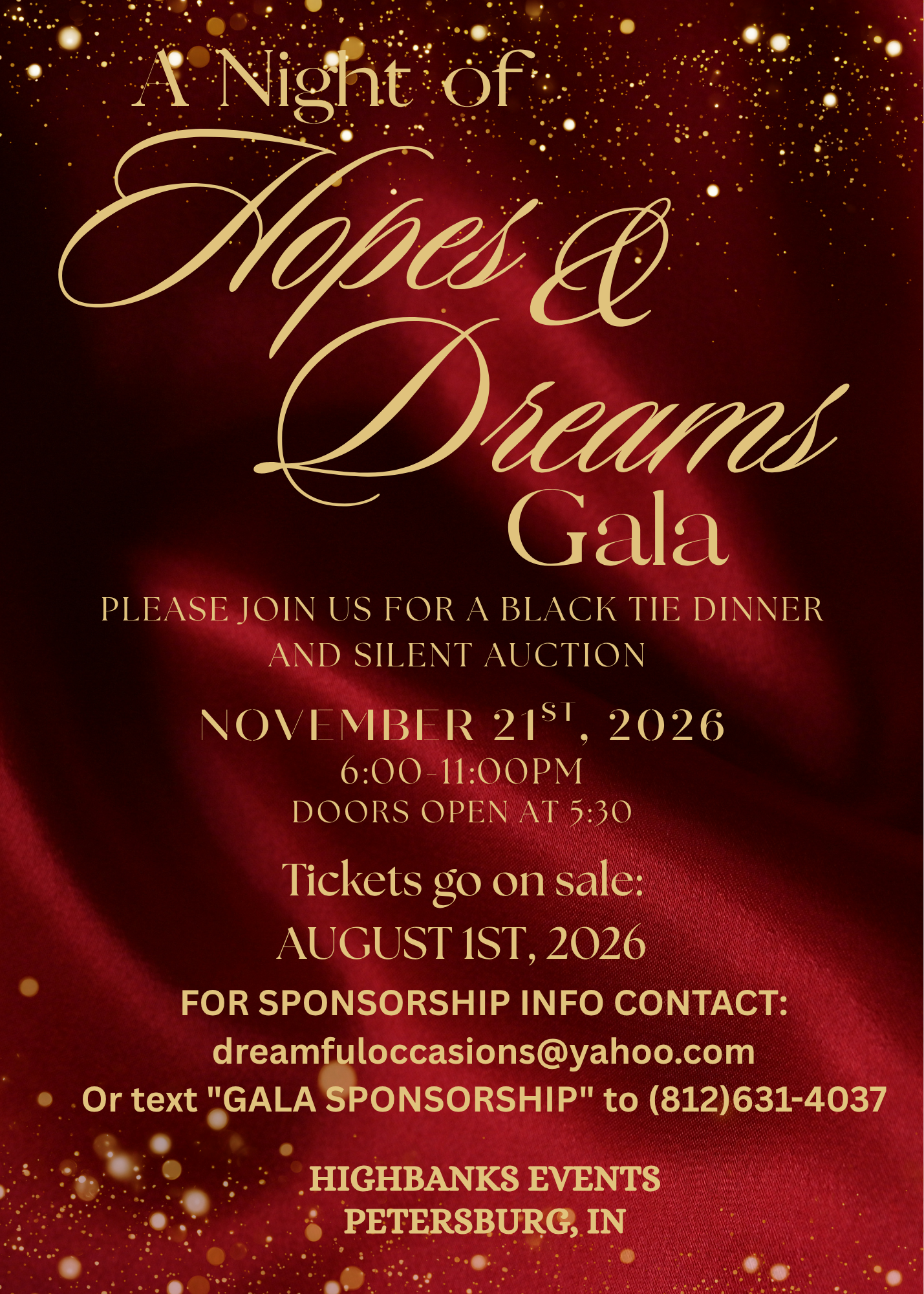 Campaign cover image for A Night of Hopes and Dreams Gala