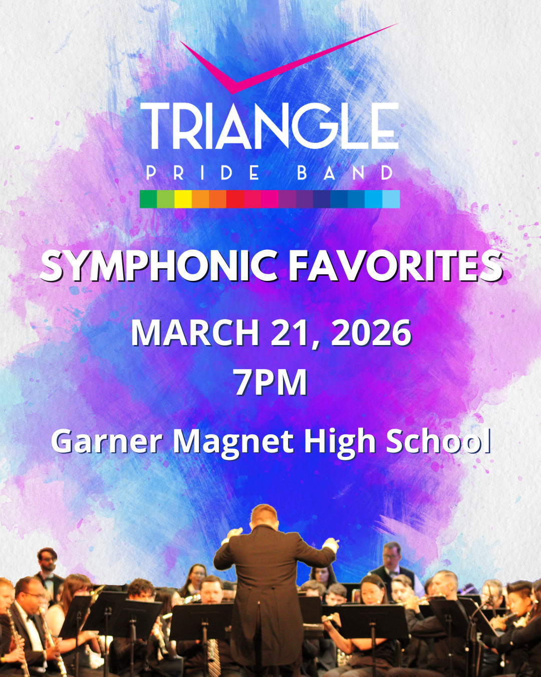 Campaign cover image for Triangle Pride Symphonic Band Spring 2026 Concert - Symphonic Favorites