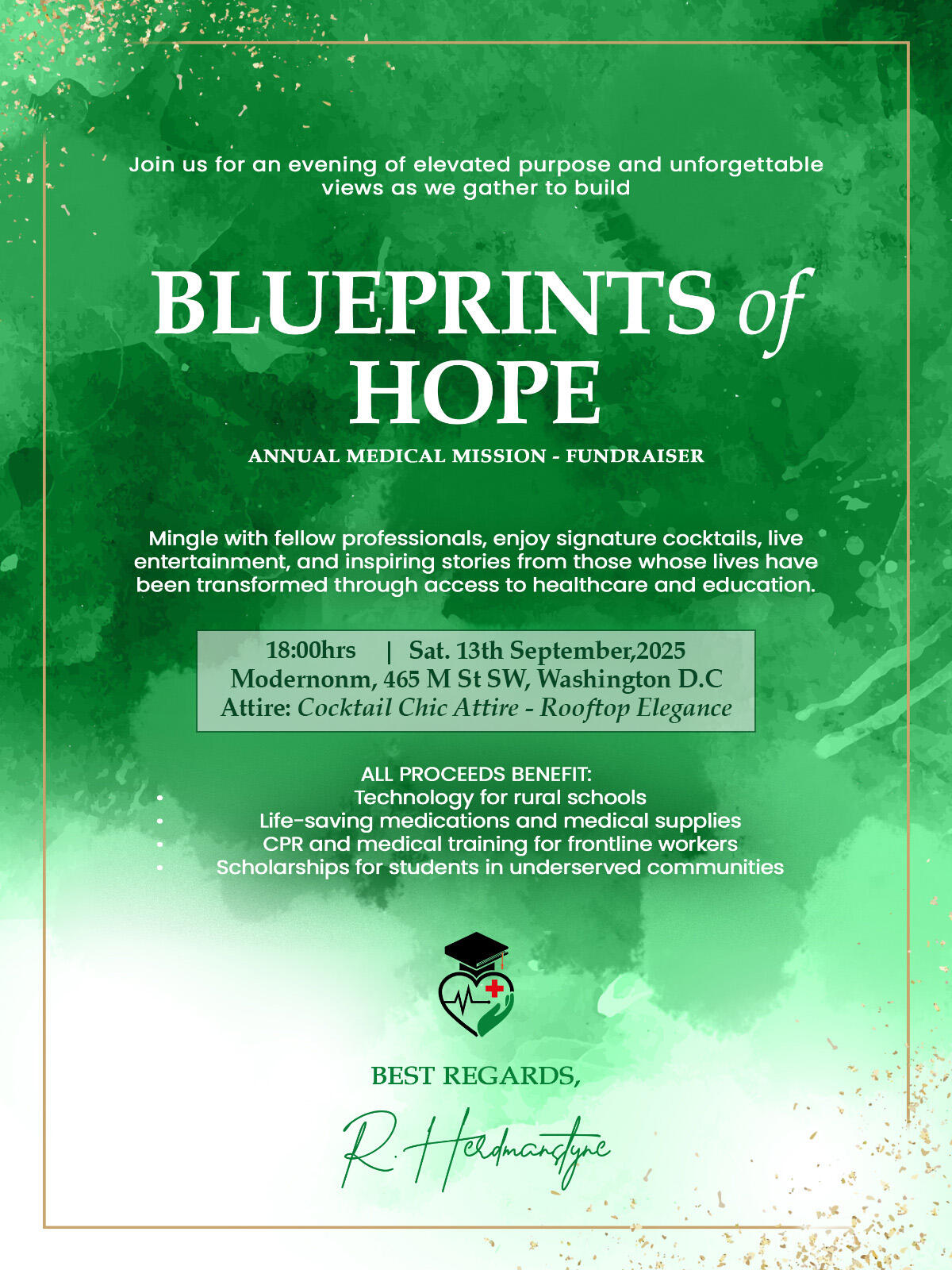 Campaign cover image for Blueprints of Hope: A Rooftop Evening to Uplift Lives