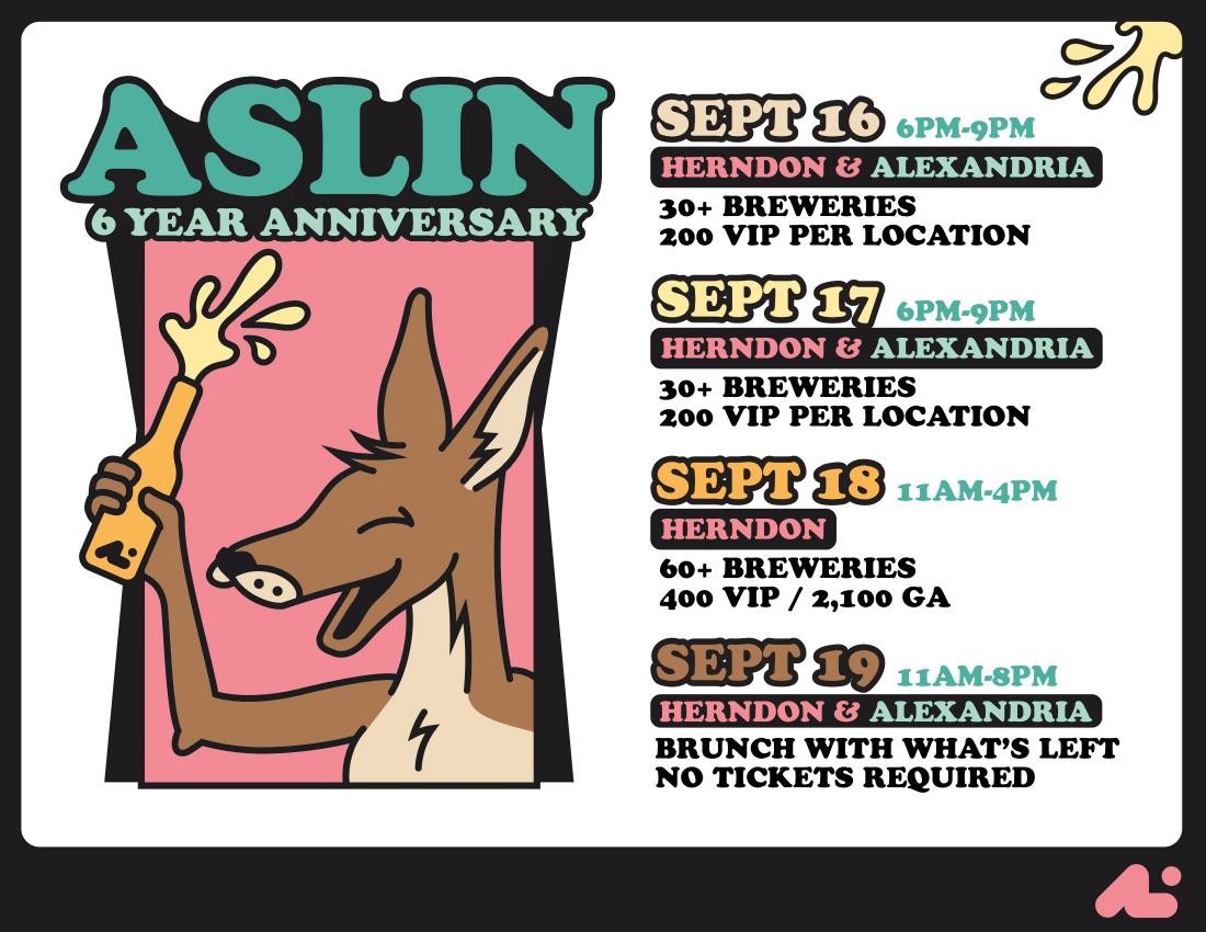 Campaign cover image for Volunteer with TCAL at Aslin Beer Company's 6th Anniversary Celebration!