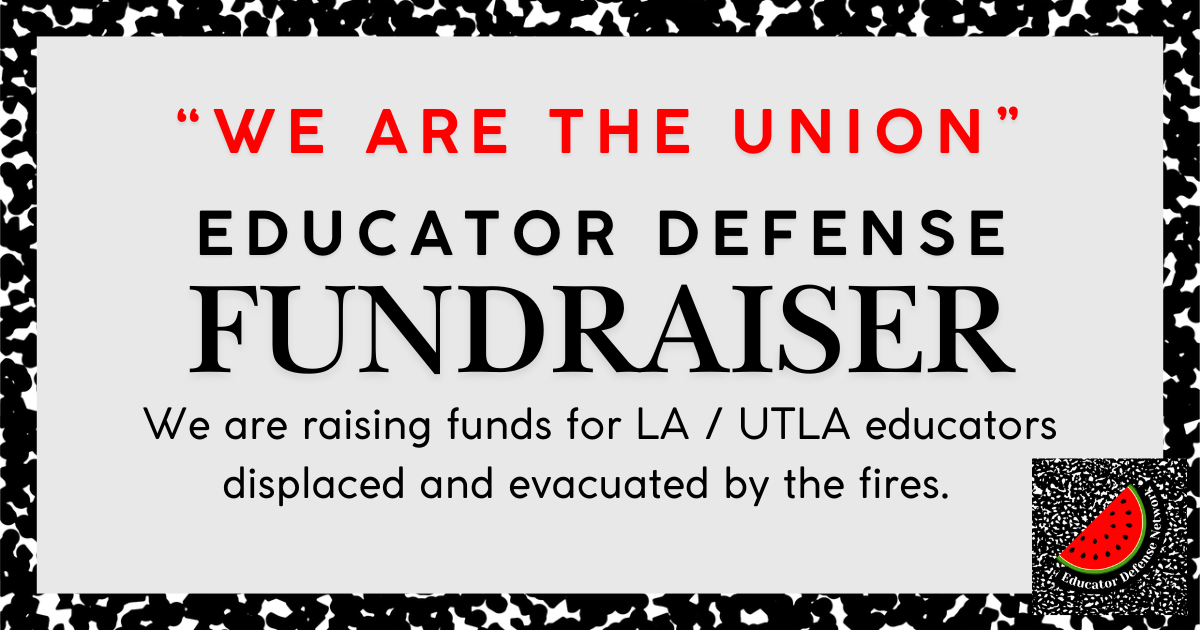 Campaign cover image for Fire Relief Fund for LA Educators