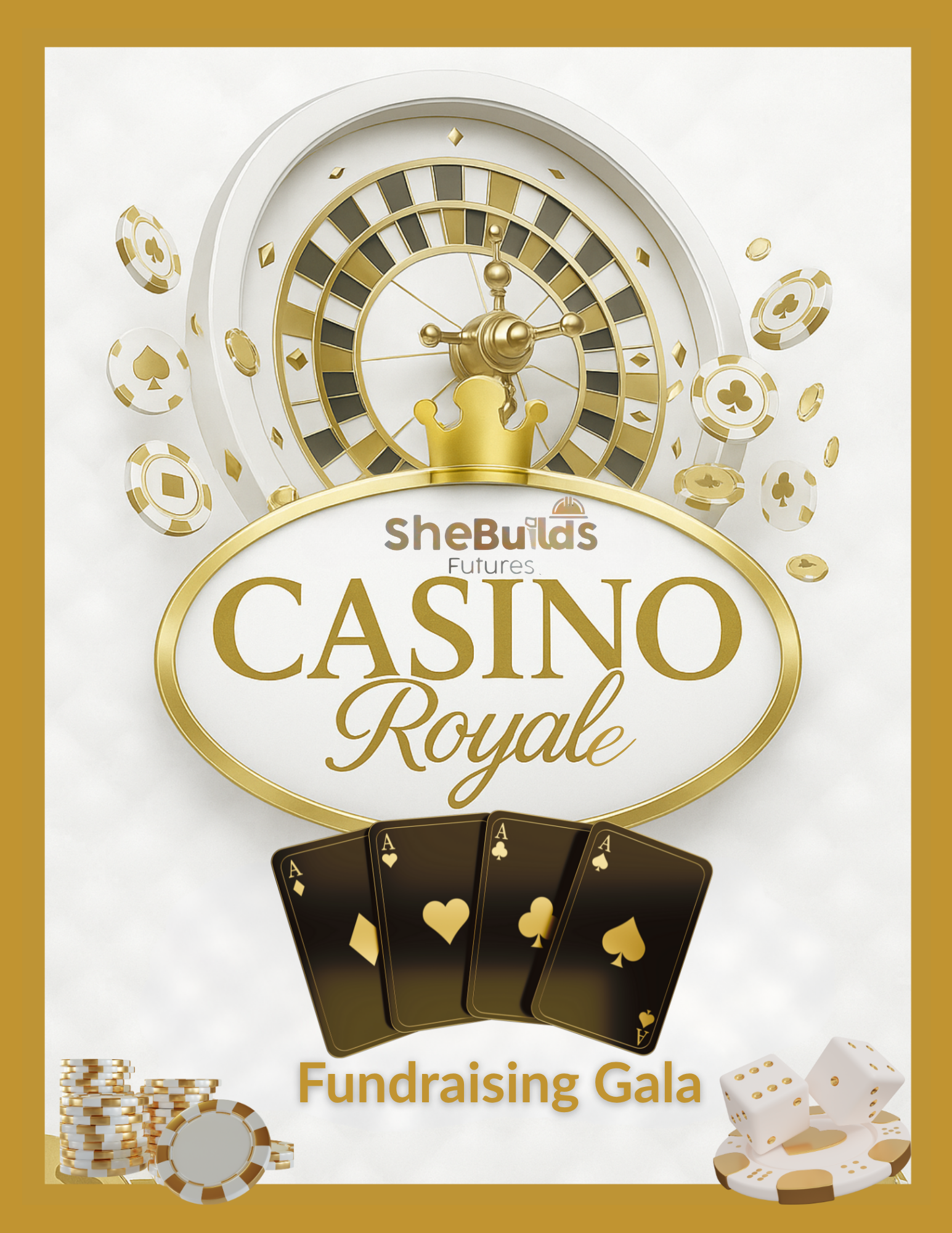 Campaign cover image for SheBuilds Futures Casino Royale Fundraising Gala