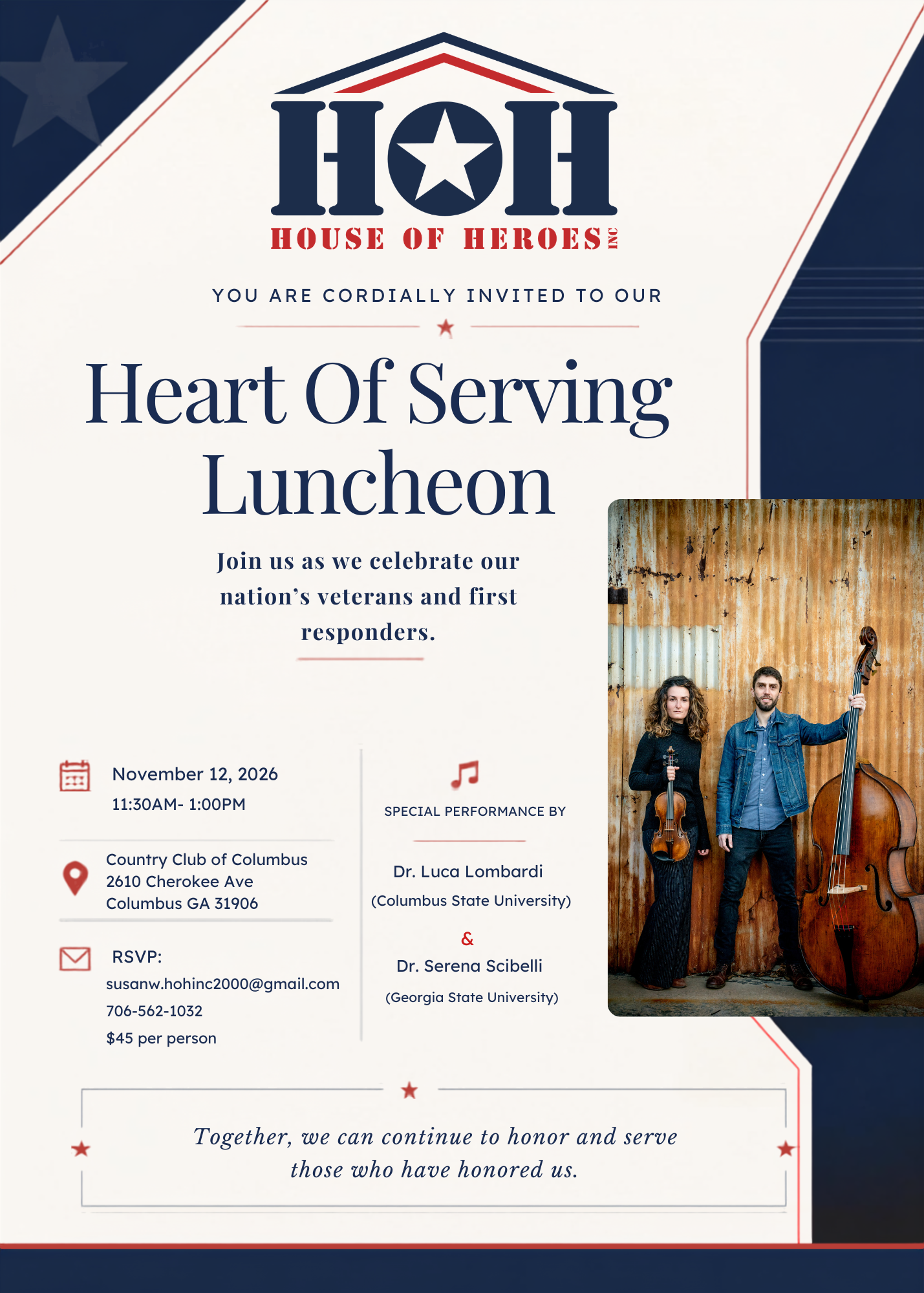 Campaign cover image for Heart of Serving Luncheon