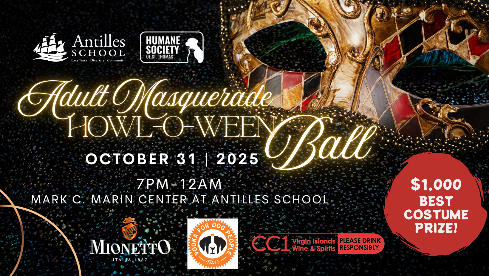 Campaign cover image for Adult Masquerade Howl'O'Ween Ball