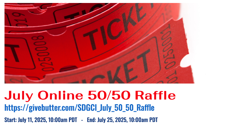 Campaign cover image for July Online 50/50 Raffle