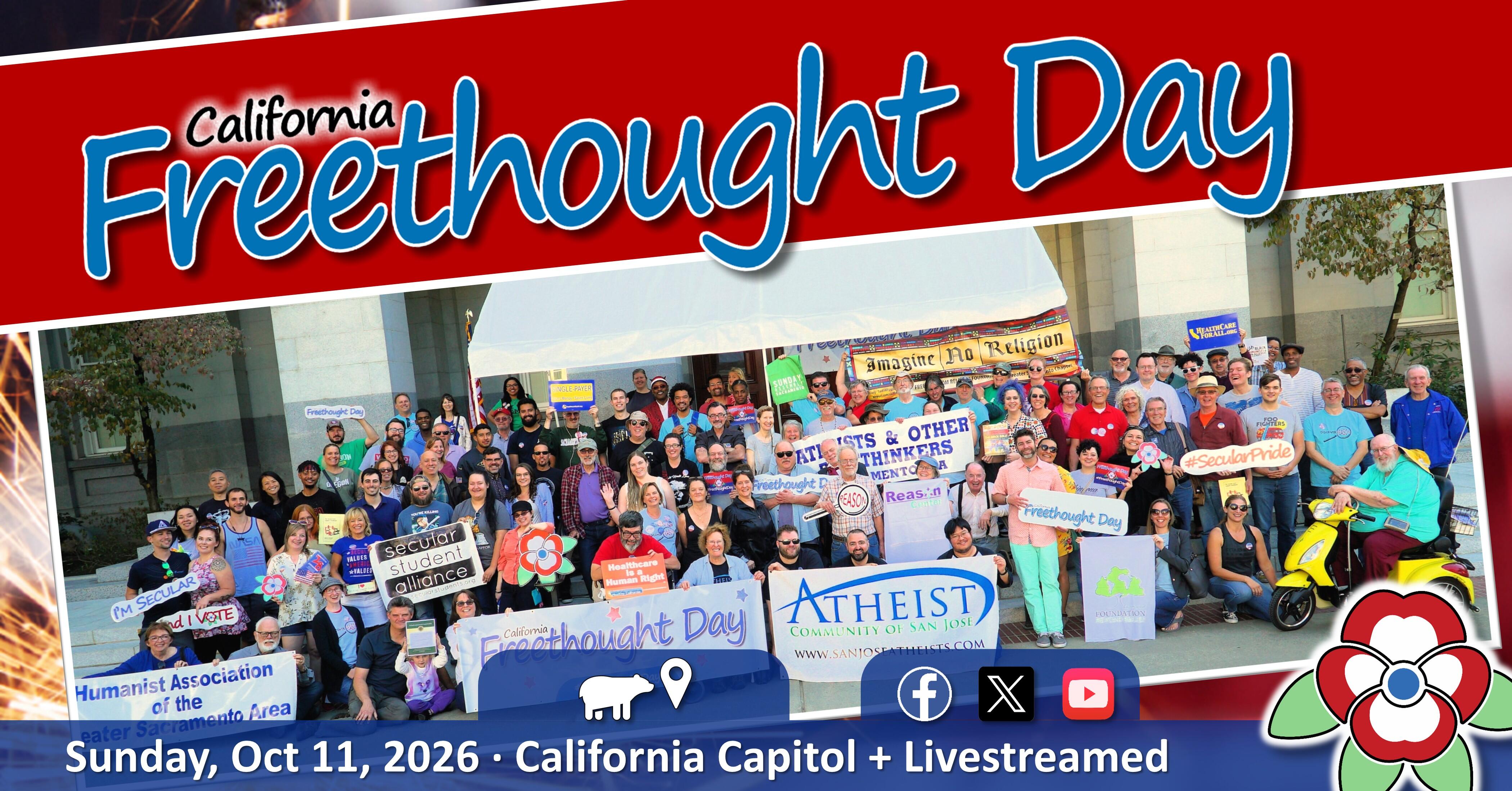 Campaign cover image for California Freethought Day 2026