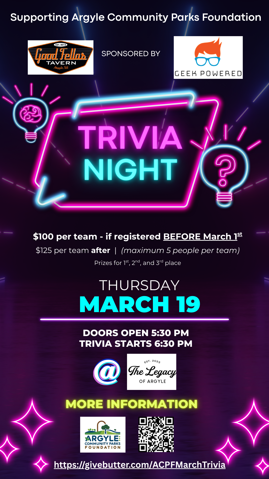 Campaign cover image for ACPF - Trivia Night