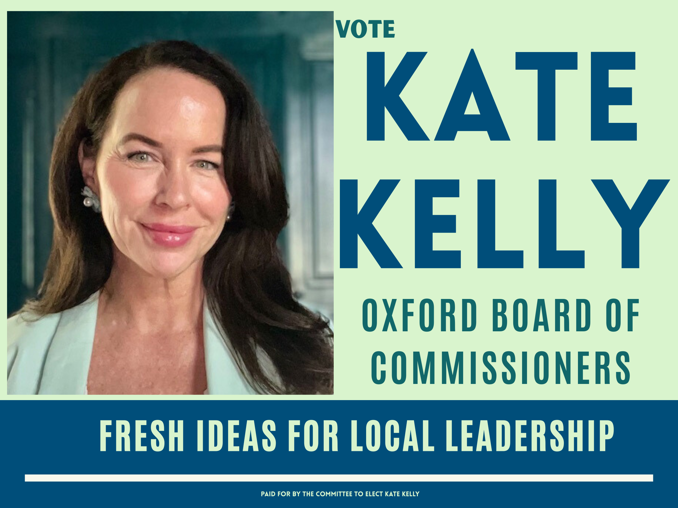 Campaign cover image for Committee to elect Kate Kelly