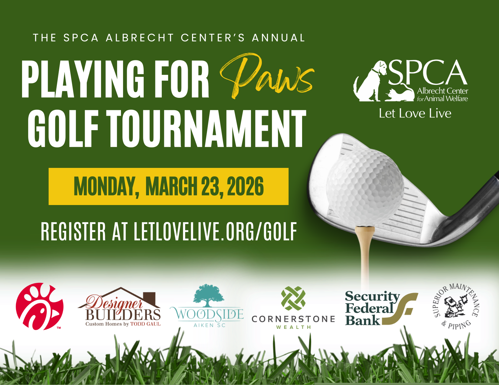 Campaign cover image for 2026 Playing for Paws Sponsorships