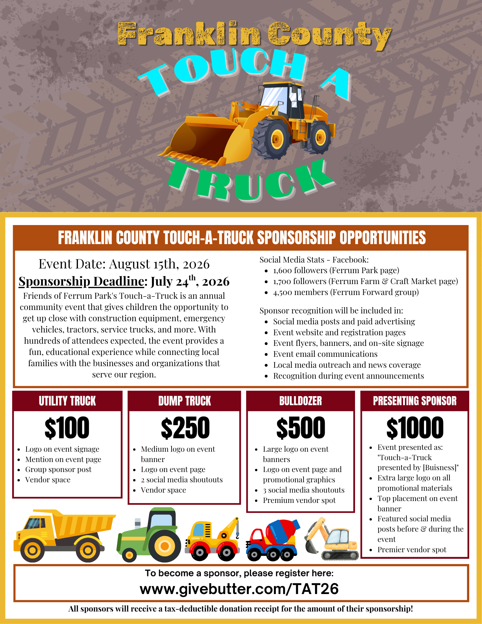 Campaign cover for Touch a Truck Sponsorship 2026