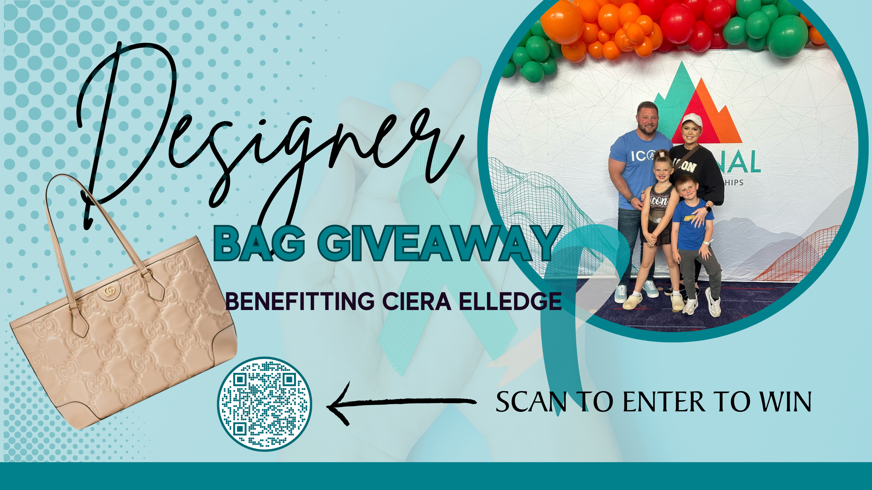 Campaign cover image for Gucci Designer Bag Giveaway to Benefit Ciera Elledge