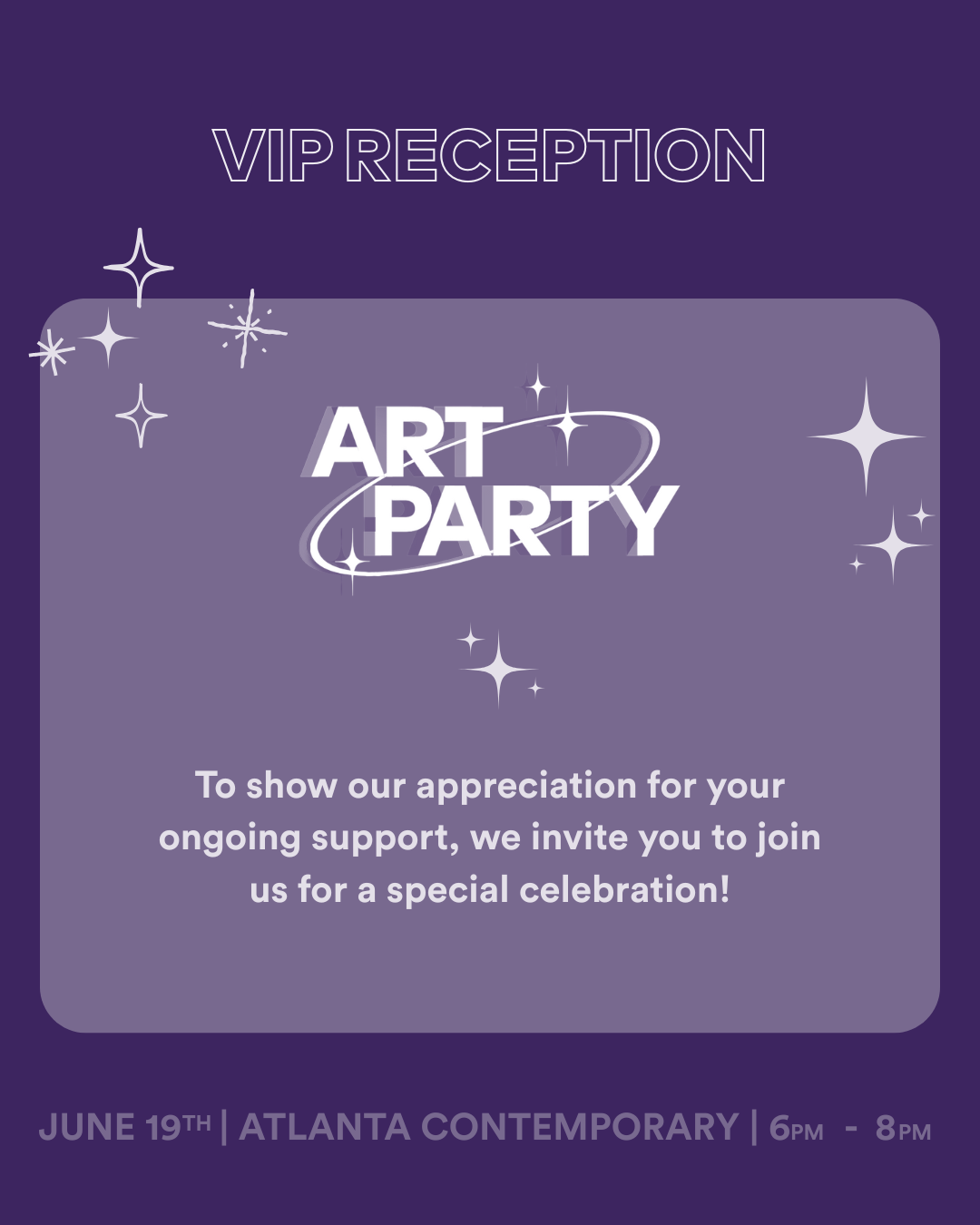 Campaign cover image for ART PARTY 2025 - VIP EVENT