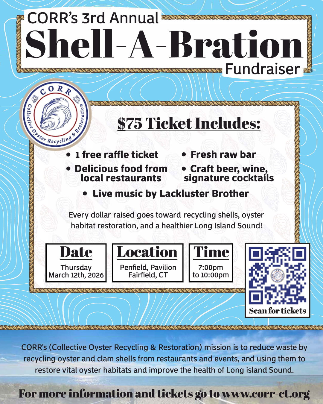 Campaign cover image for CORR's 3rd Annual Shell-A-Bration!
