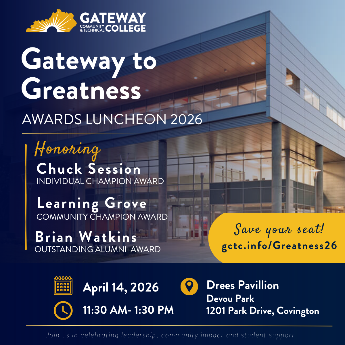 Campaign cover image for 2026 Gateway to Greatness Awards Luncheon
