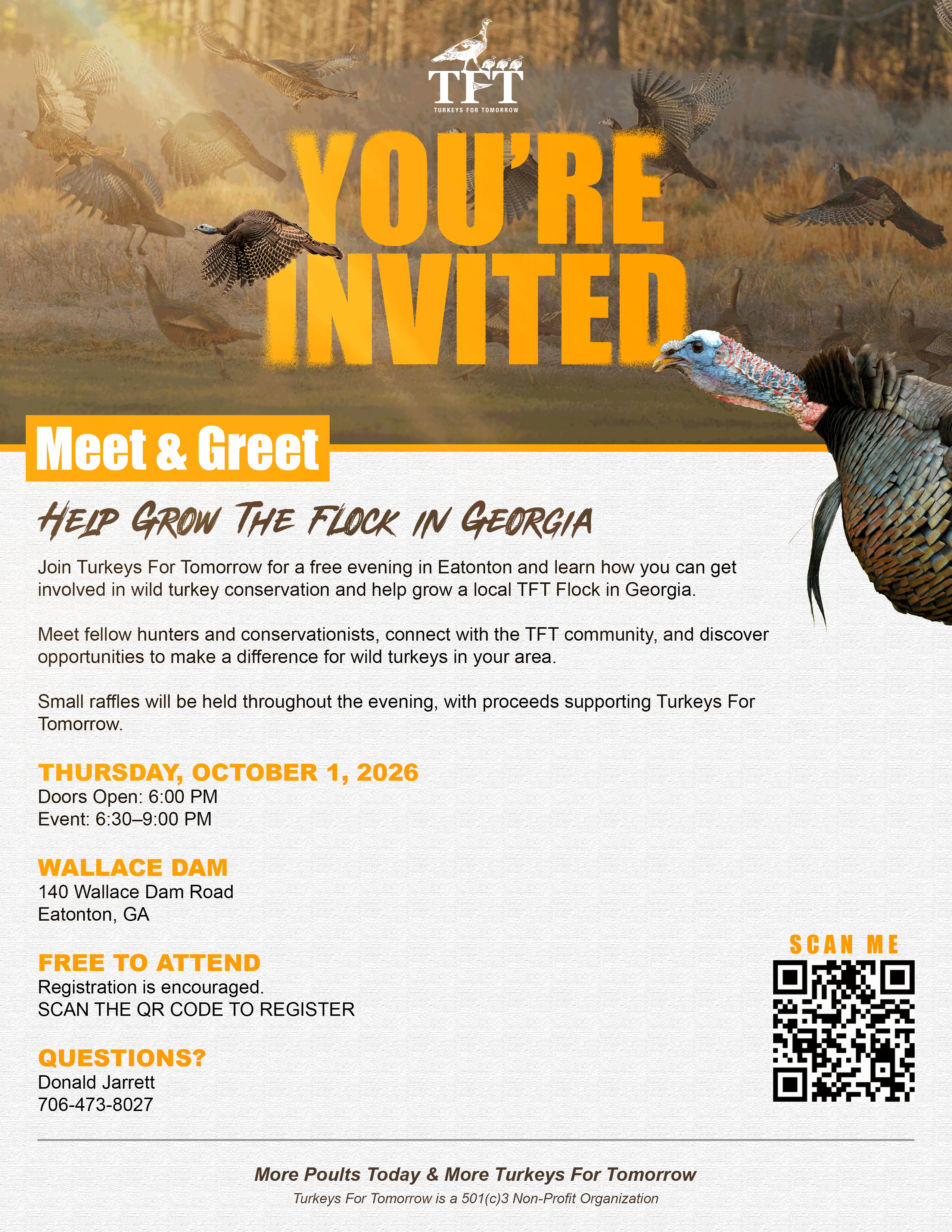 Campaign cover image for 10/1/26 | Eatonton, GA Meet & Greet