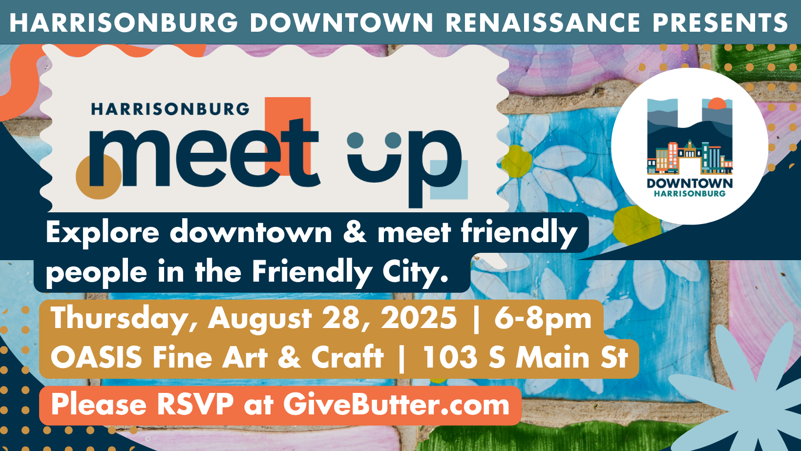 Campaign cover image for Harrisonburg Meet Up at OASIS Fine Art & Craft