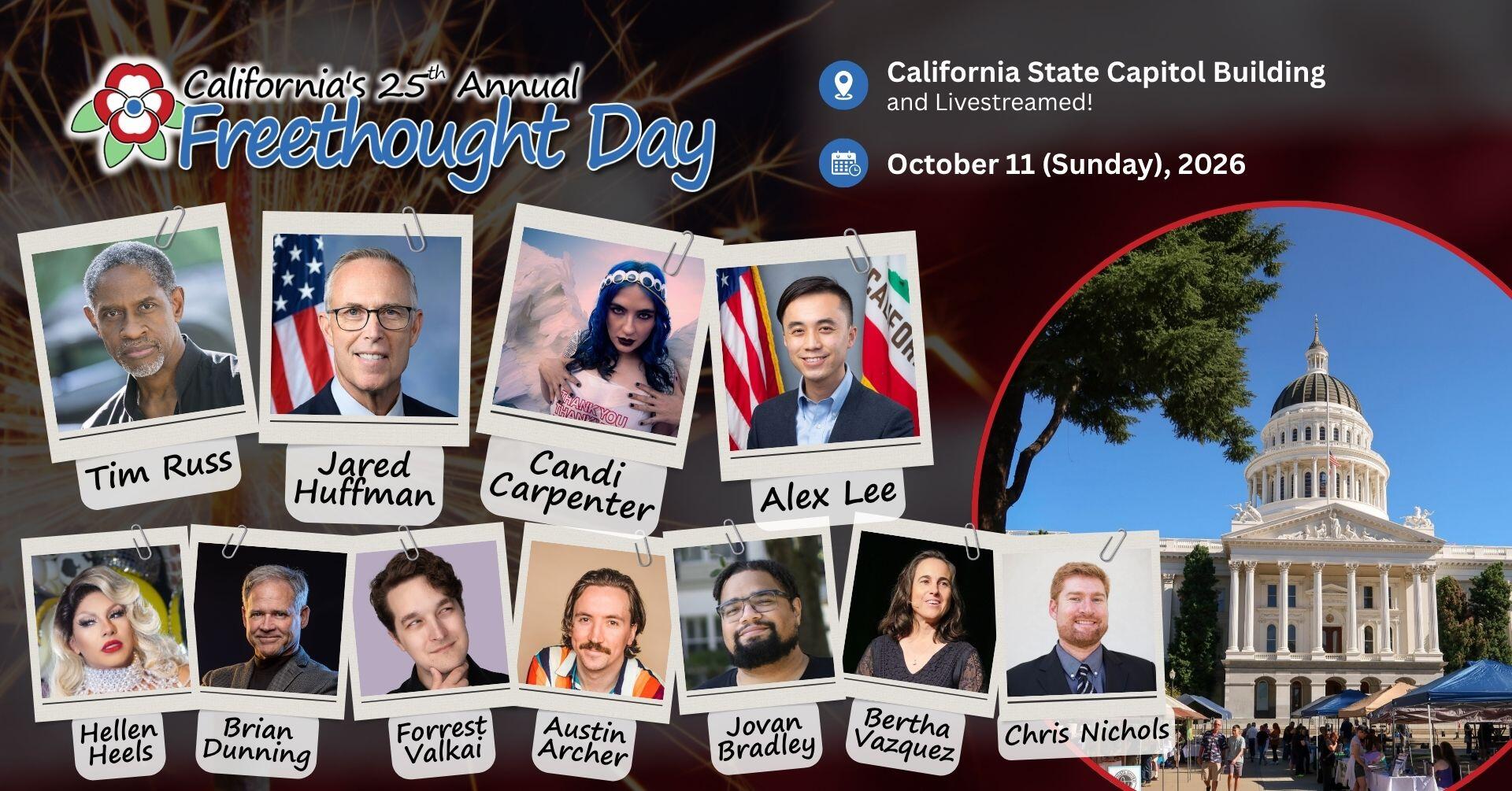 Campaign cover image for California Freethought Day 2026
