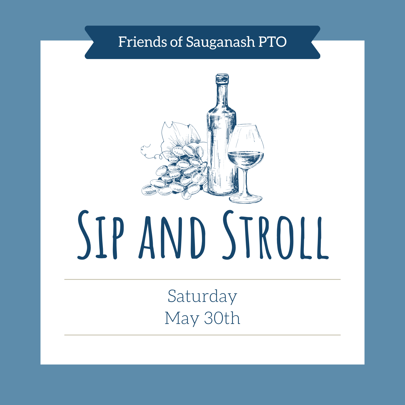 Campaign cover image for Sip and Stroll 2026 - Let's go!