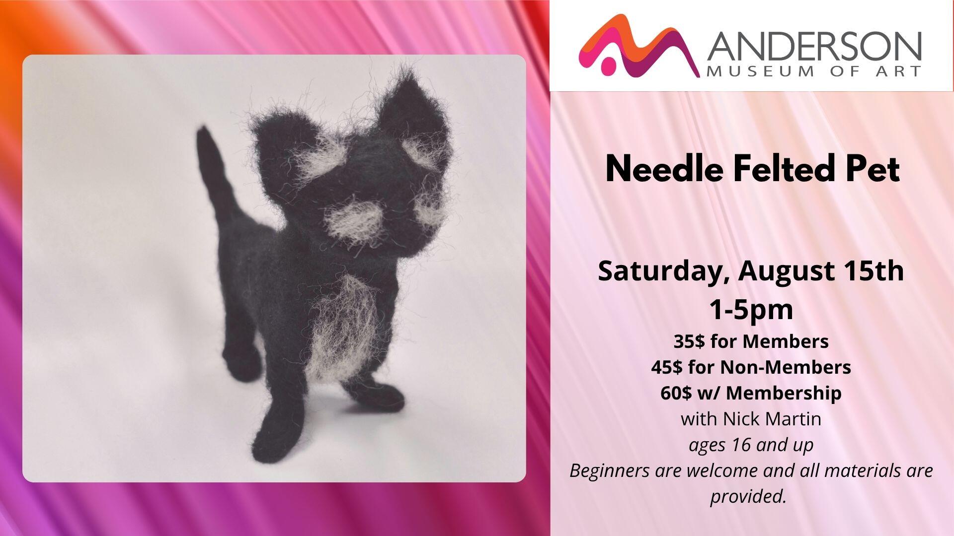 Campaign cover image for Needle Felted Pet