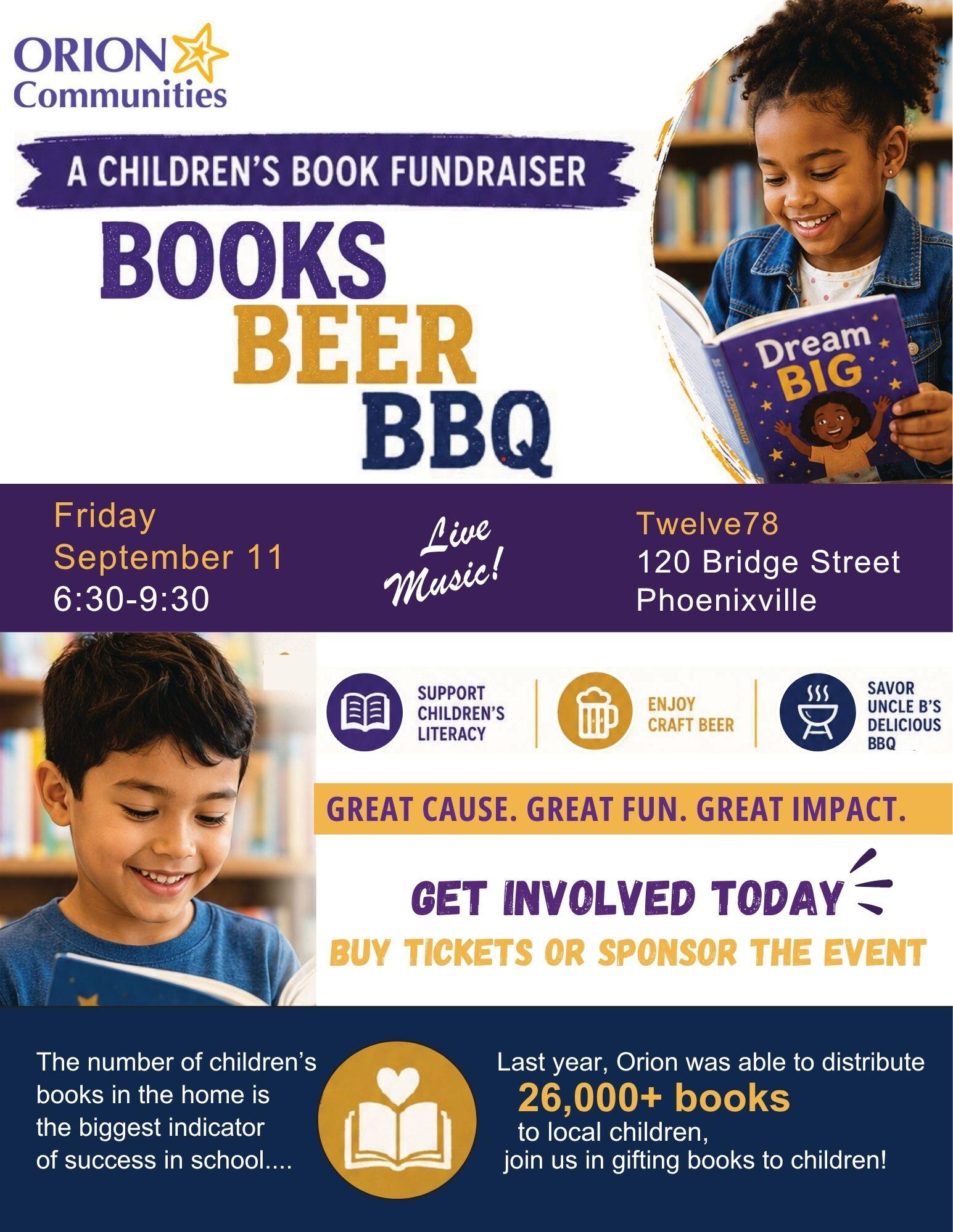 Campaign cover image for Books Beer BBQ
