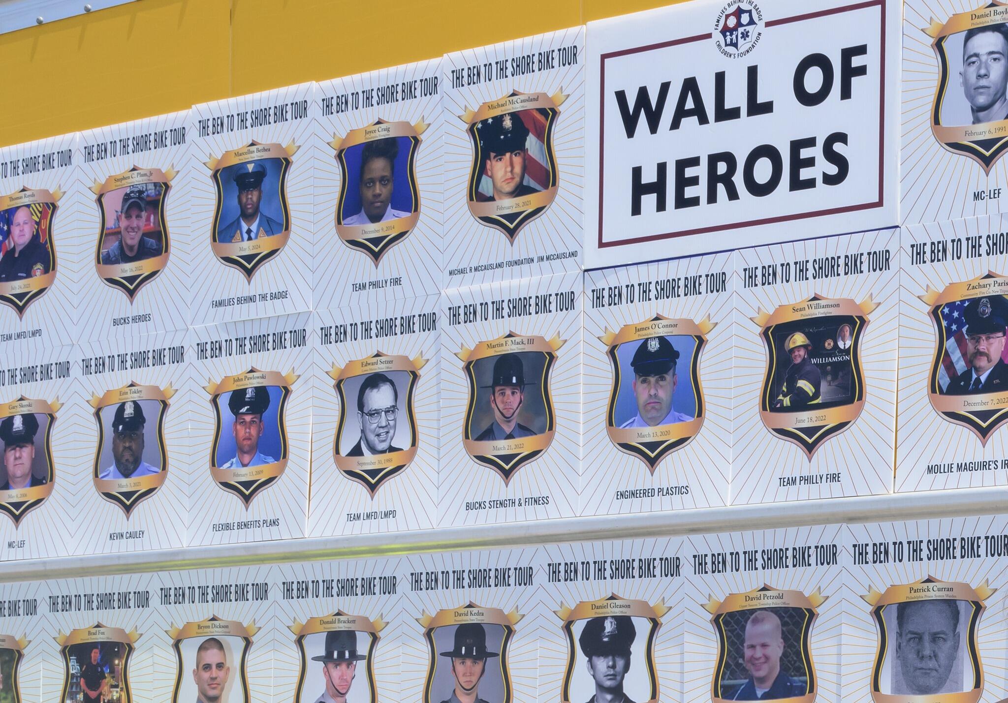 Campaign cover image for 39th Annual Ben to the Shore Bike Tour Wall of Heroes Sponsorship