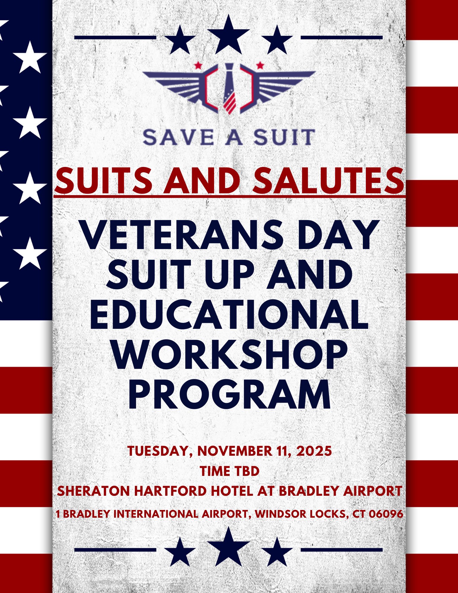 Campaign cover image for Suits & Salutes Veterans Appreciation Event 2025