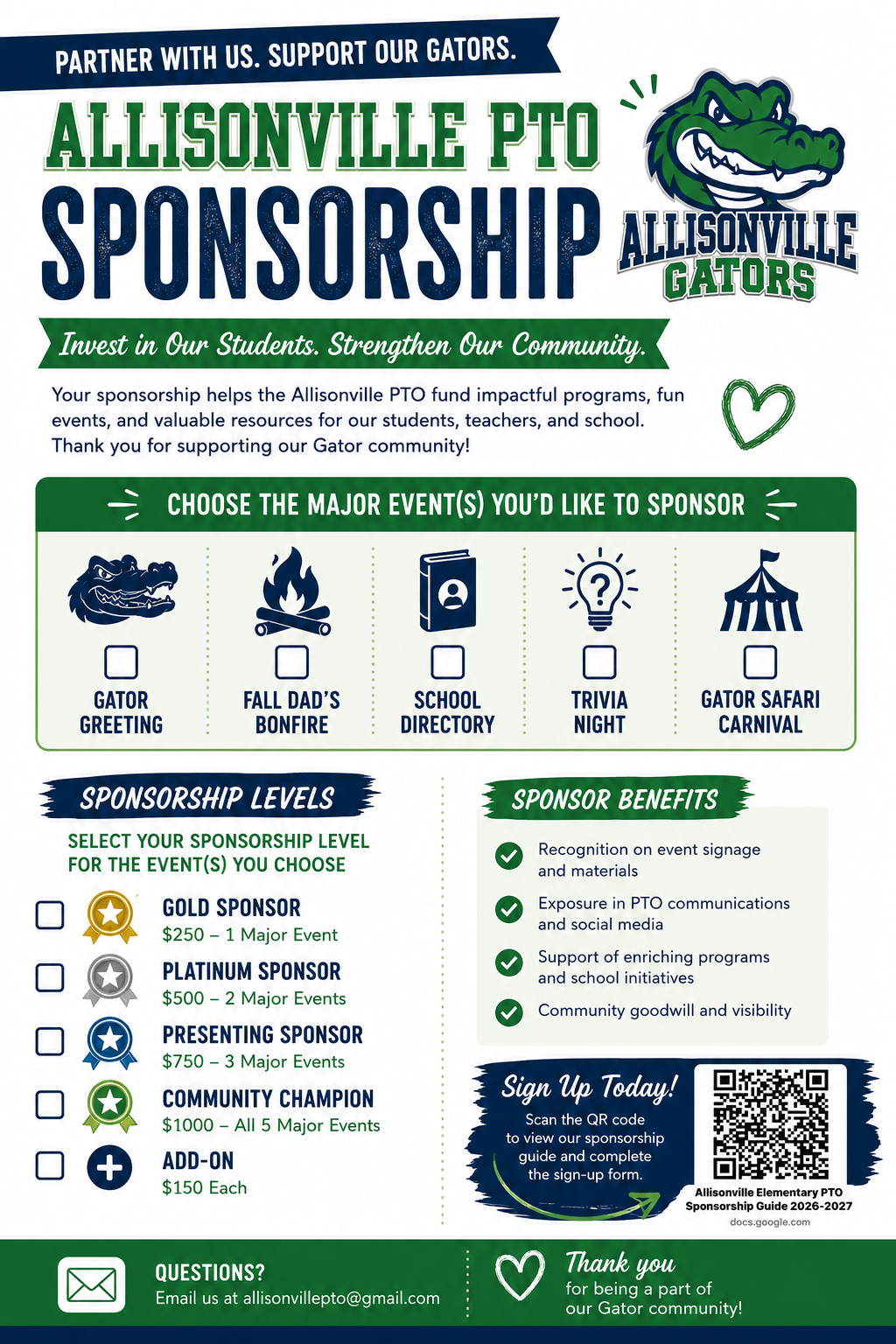 Campaign cover image for AVPTO Sponsorship 2026-2027