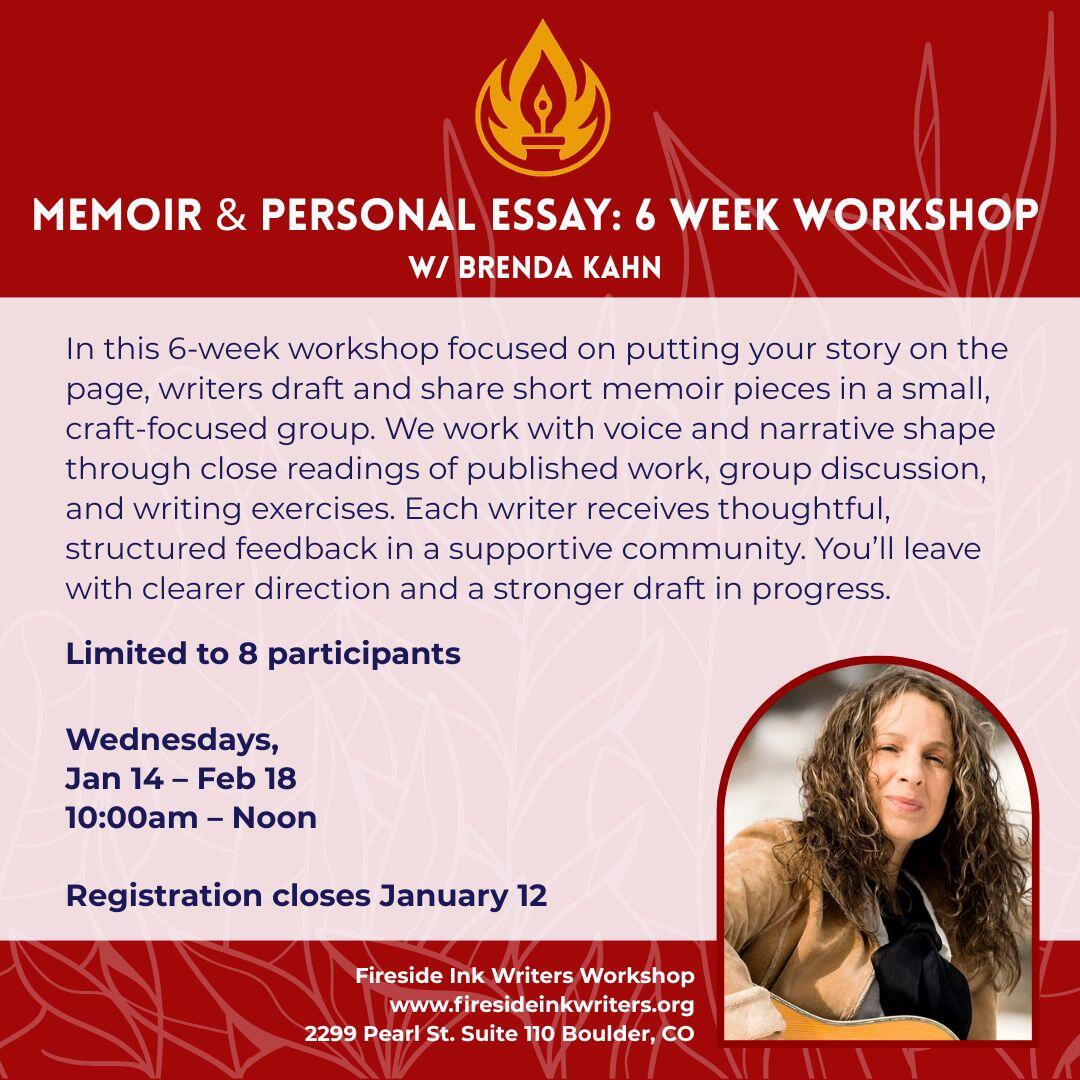 Campaign cover image for Memoir and Personal Essay: Six Weeks