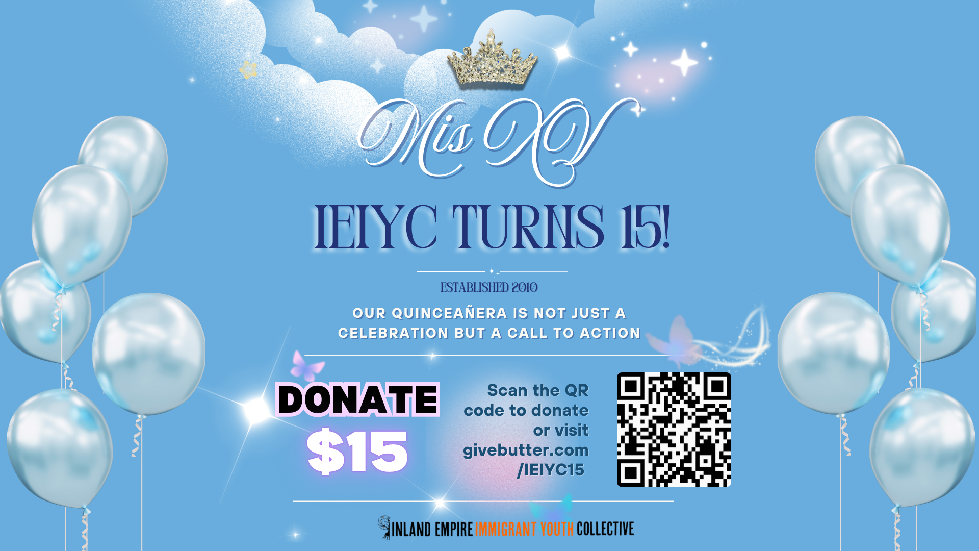 Campaign cover image for Mis XV Años: The IEIYC turns 15!