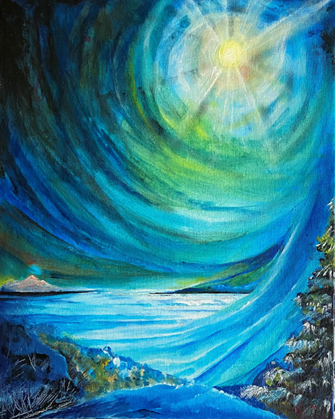 Campaign cover image for 09/27 @5pm - New date! The Moon Paint Night