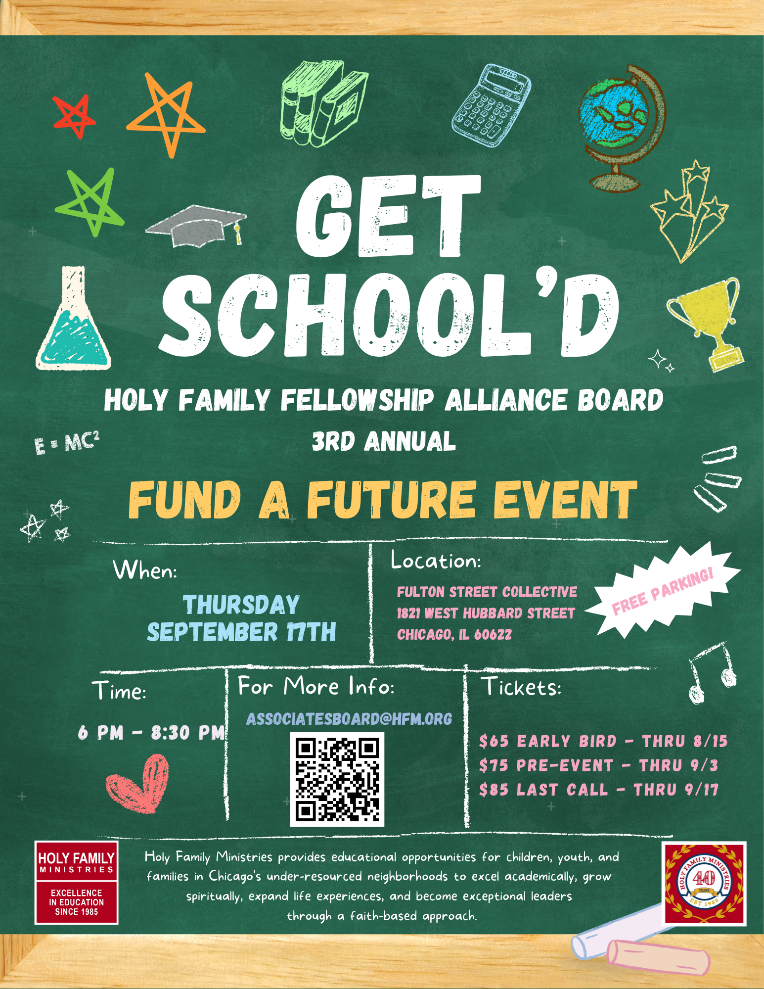 Campaign cover image for HFFAB's 3rd Annual Get SCHOOL'D