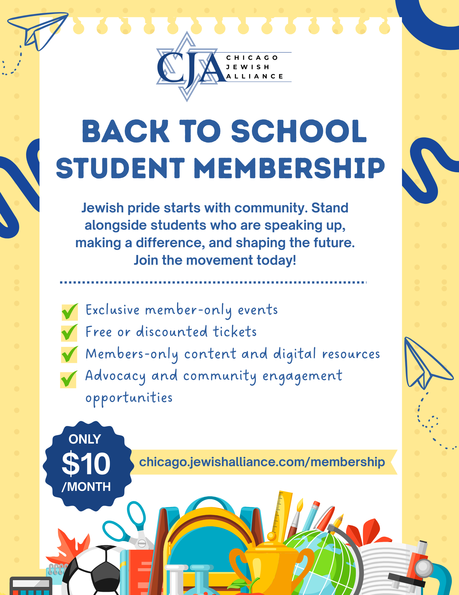 Campaign cover for CJA: Student Discounted Membership